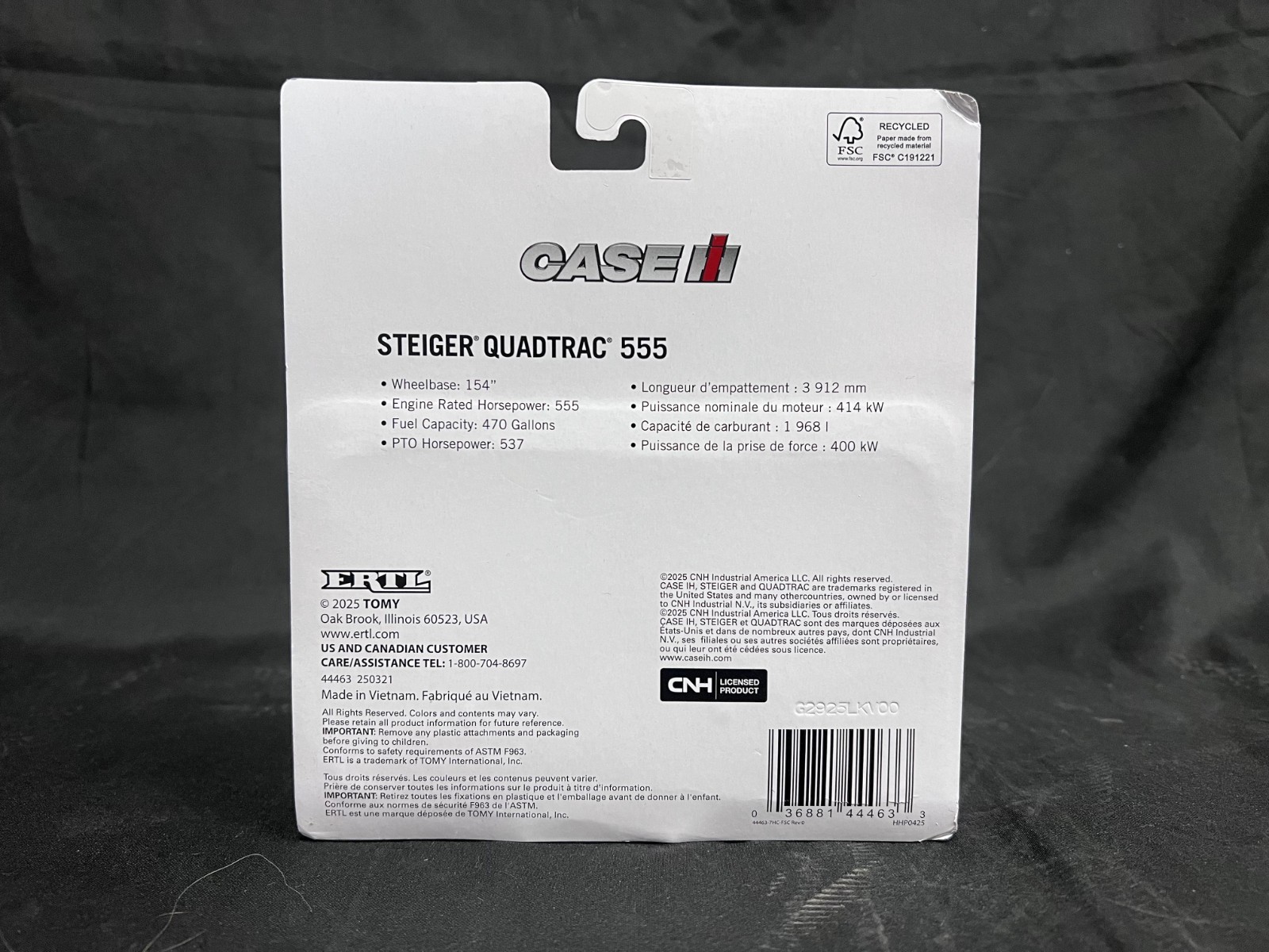 Case IH Steiger Quadtrac 555 ZFN44463