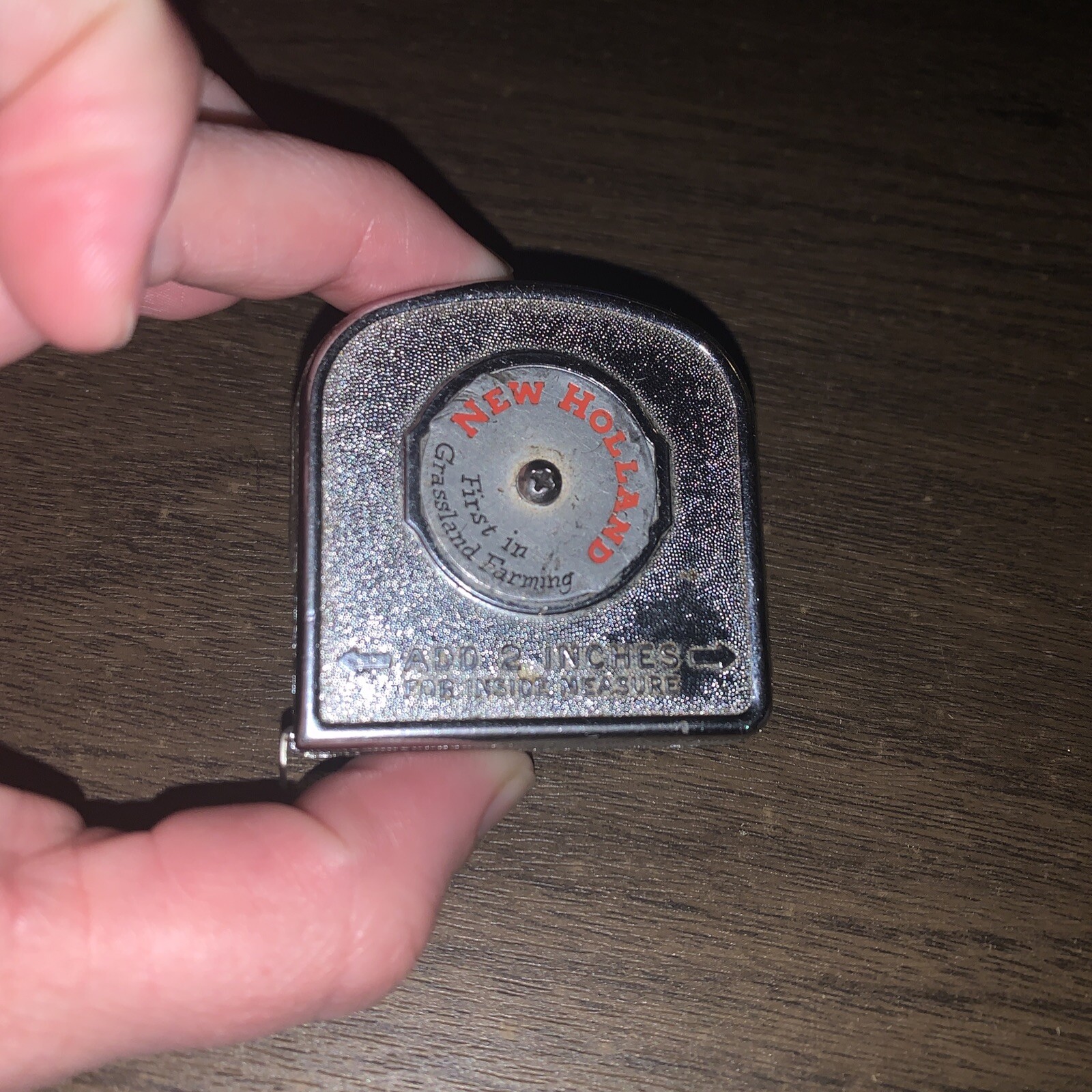 New Holland First In Grassland Farming Tape Measure Made In 🇺🇸 vtg