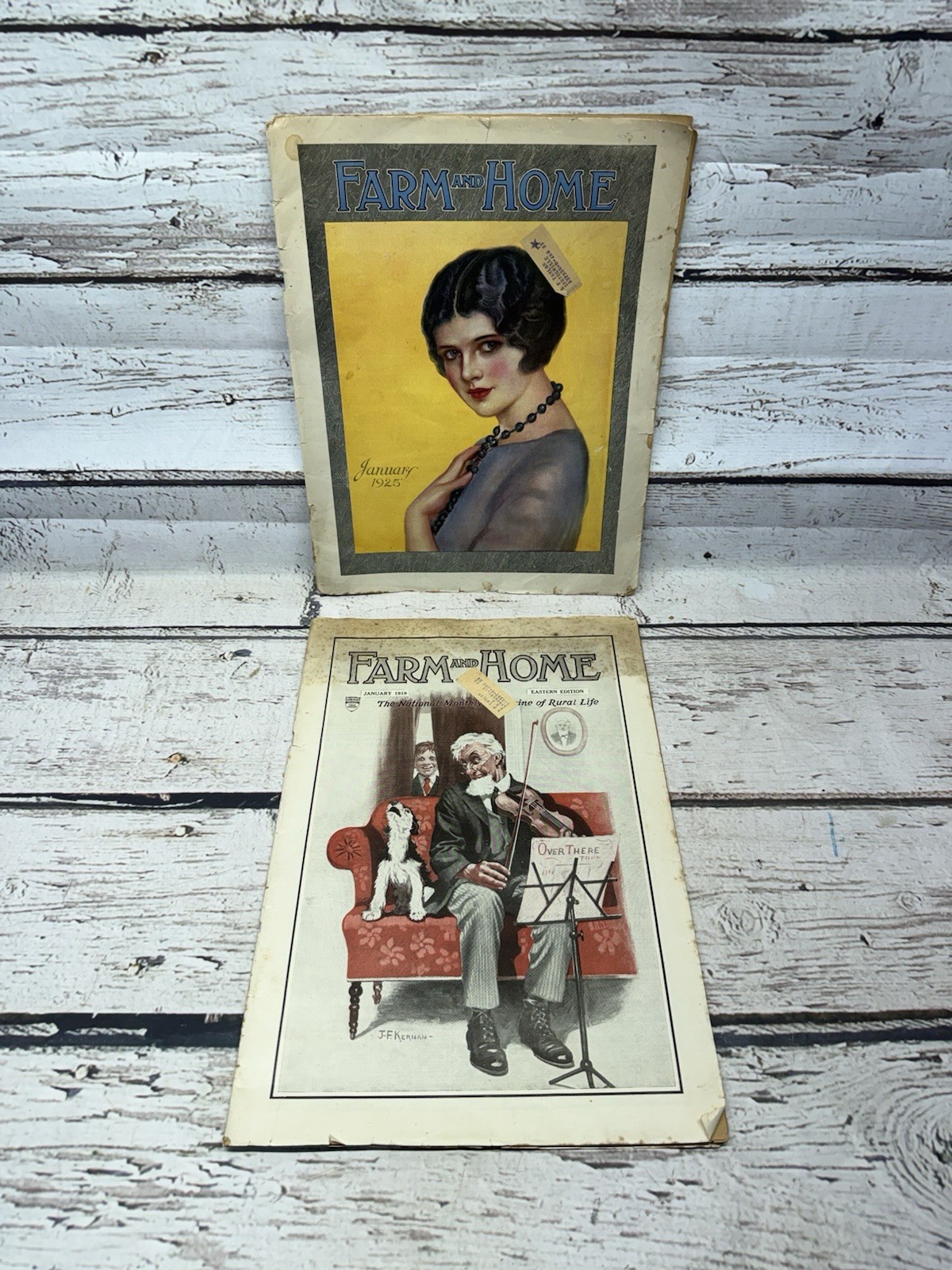 VTG Farm And Home Magazine 1919/1925 Farming Agriculture Stories DIY Original