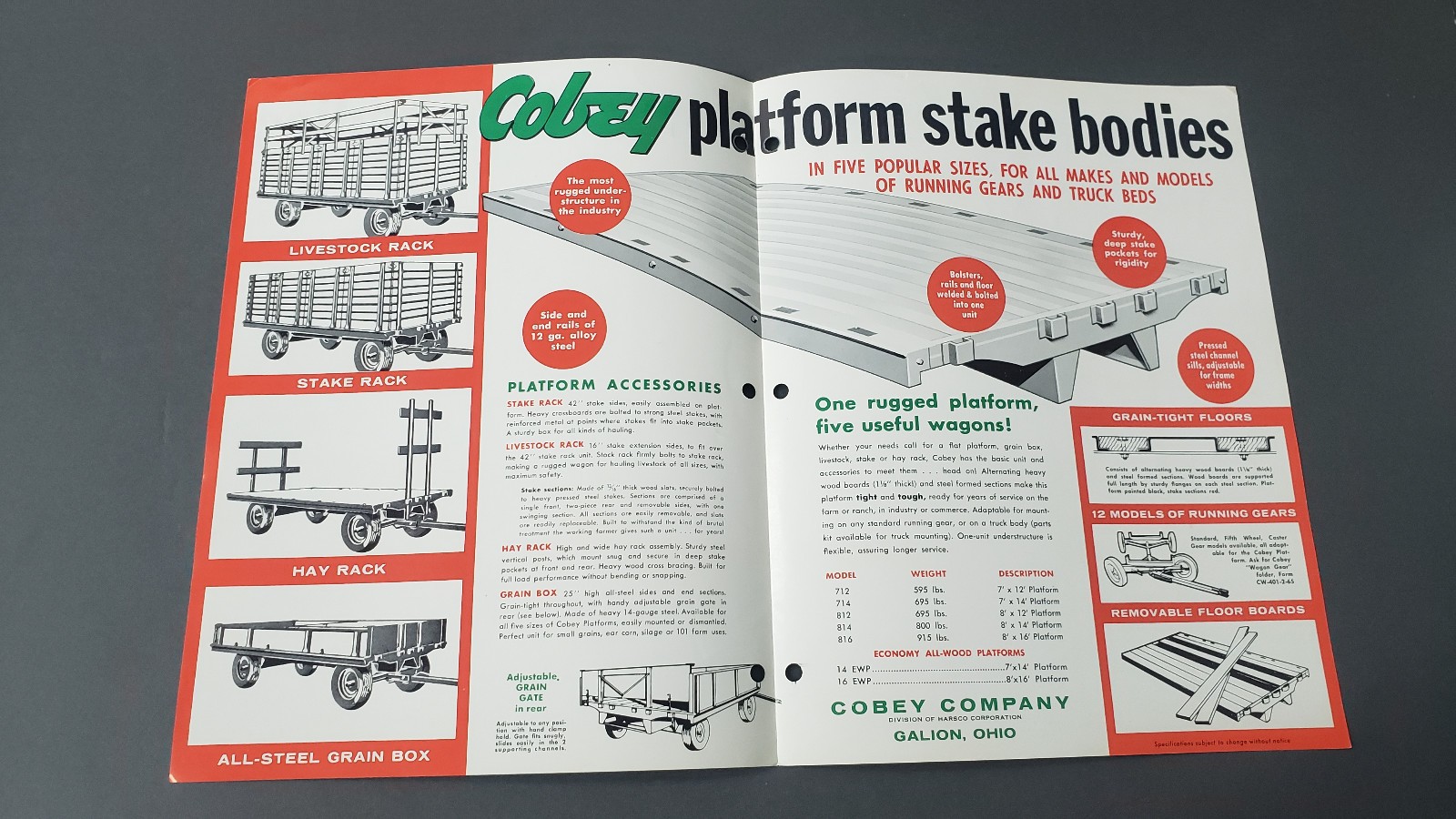 vtg LOT Farming Brochures Cockshutt Cobey Stan-hoist Owatonna Ferguson Tractor