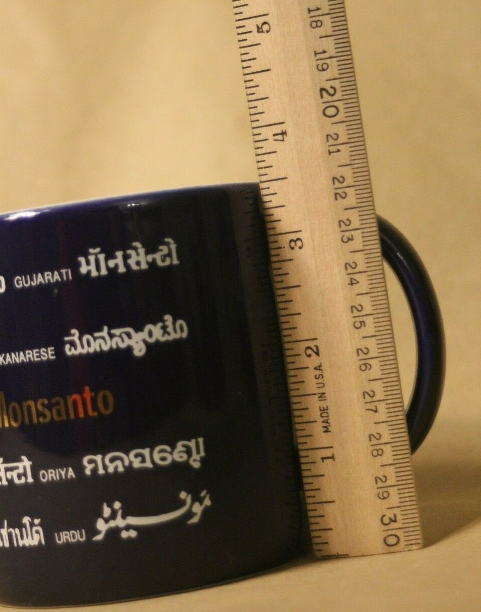 Monsanto Agricultural Chemical Company Multi-Language Ceramic Coffee Cup Mug