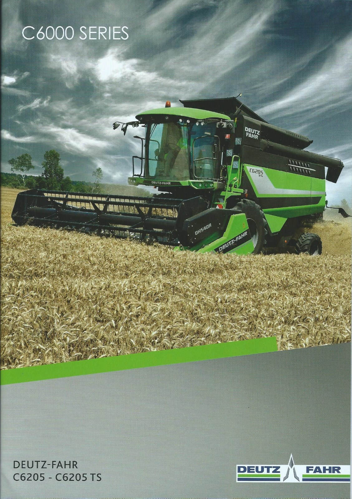 Farm Combine Brochure – Deutz-Fahr – C6205 – C6205 TS – 2015 (F7169)