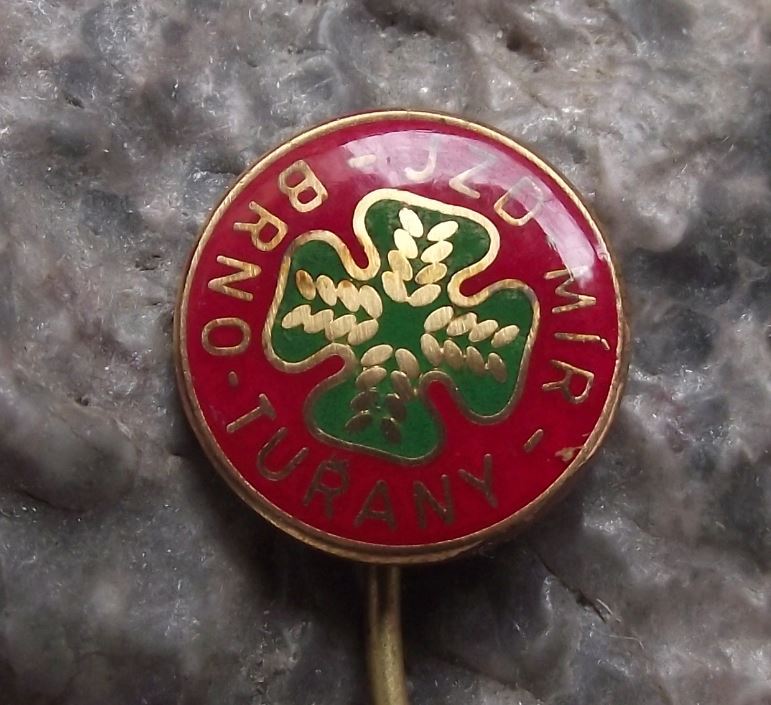 JZD Czechoslovakia Agricultural Collective Farming Union Brno Turany Pin Badge