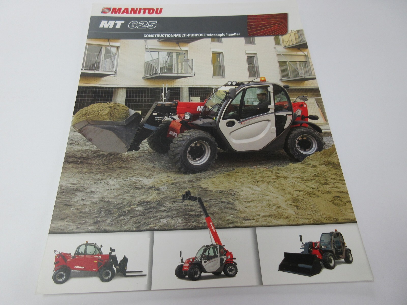 Manitou MT 625 Telehandler Brochure 4 Page