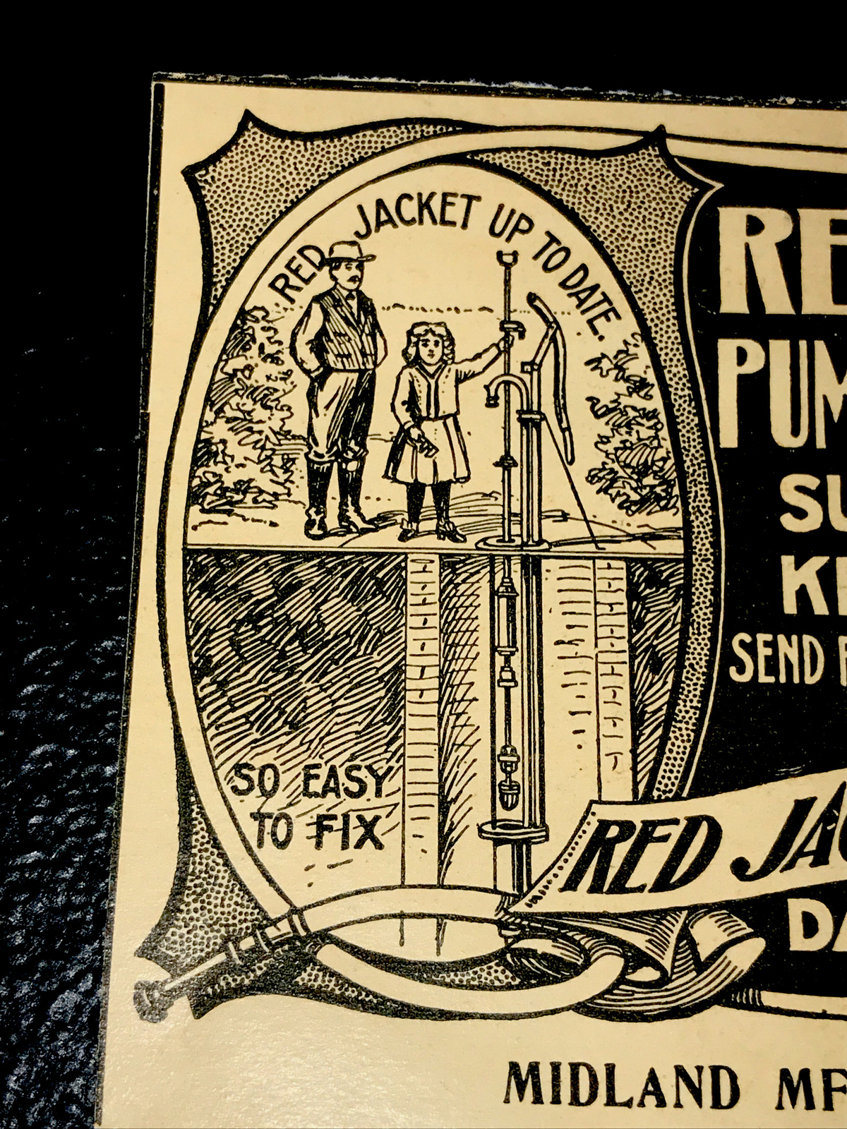 1903 Red Jacket Water Pumps Farm Advertising – Davenport – Iowa