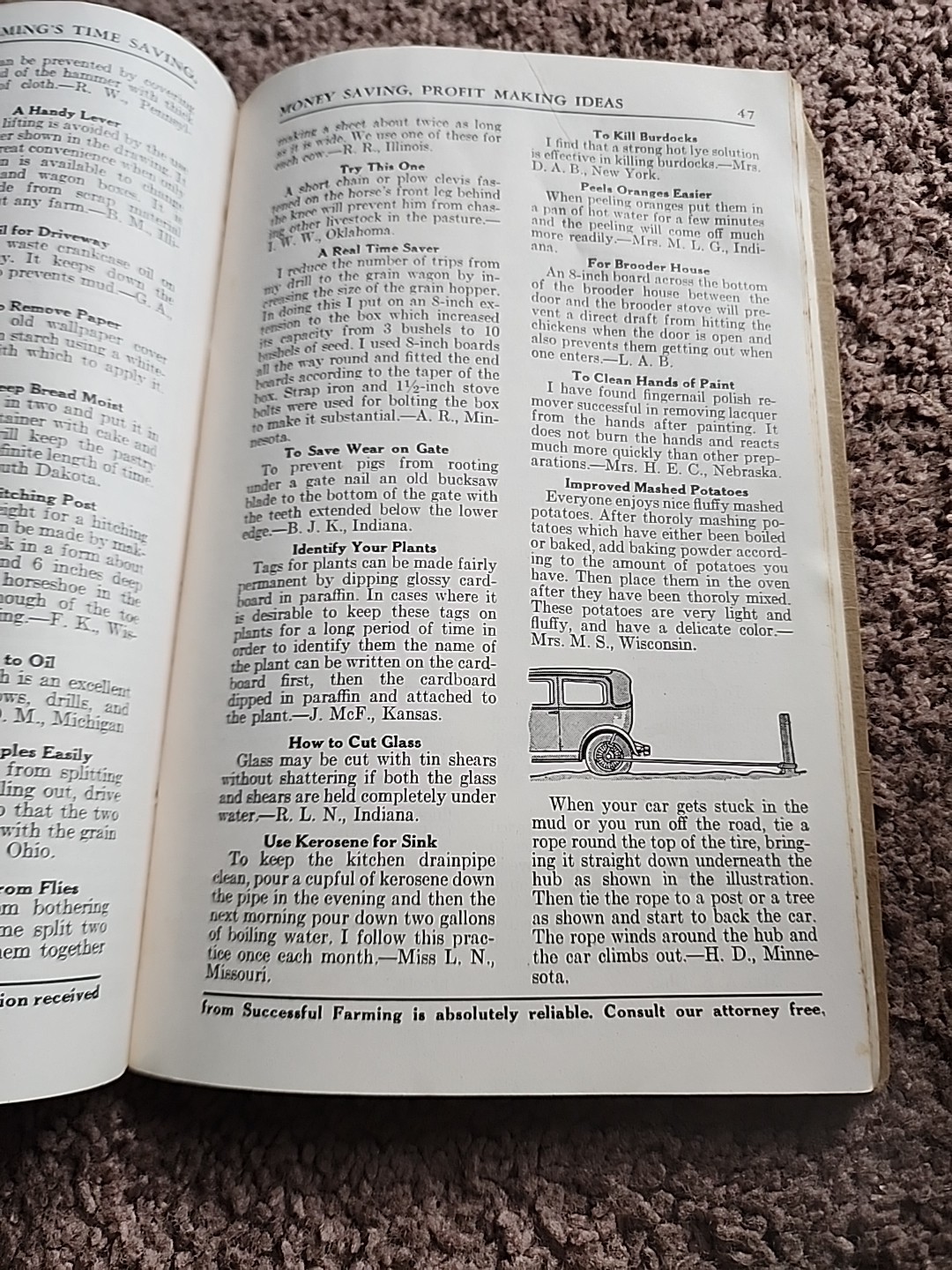 1934 Succesful Farming How To Save Time Save Money And Make Profits Farm Book