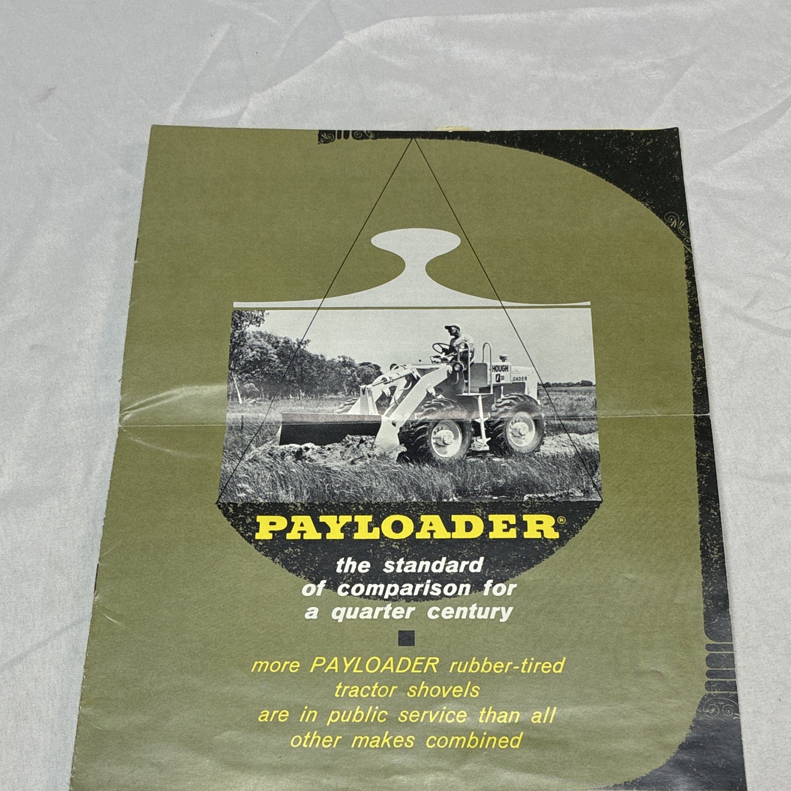 Hough Payloader Tractor-Shovel 1963 Original Advertising Brochure