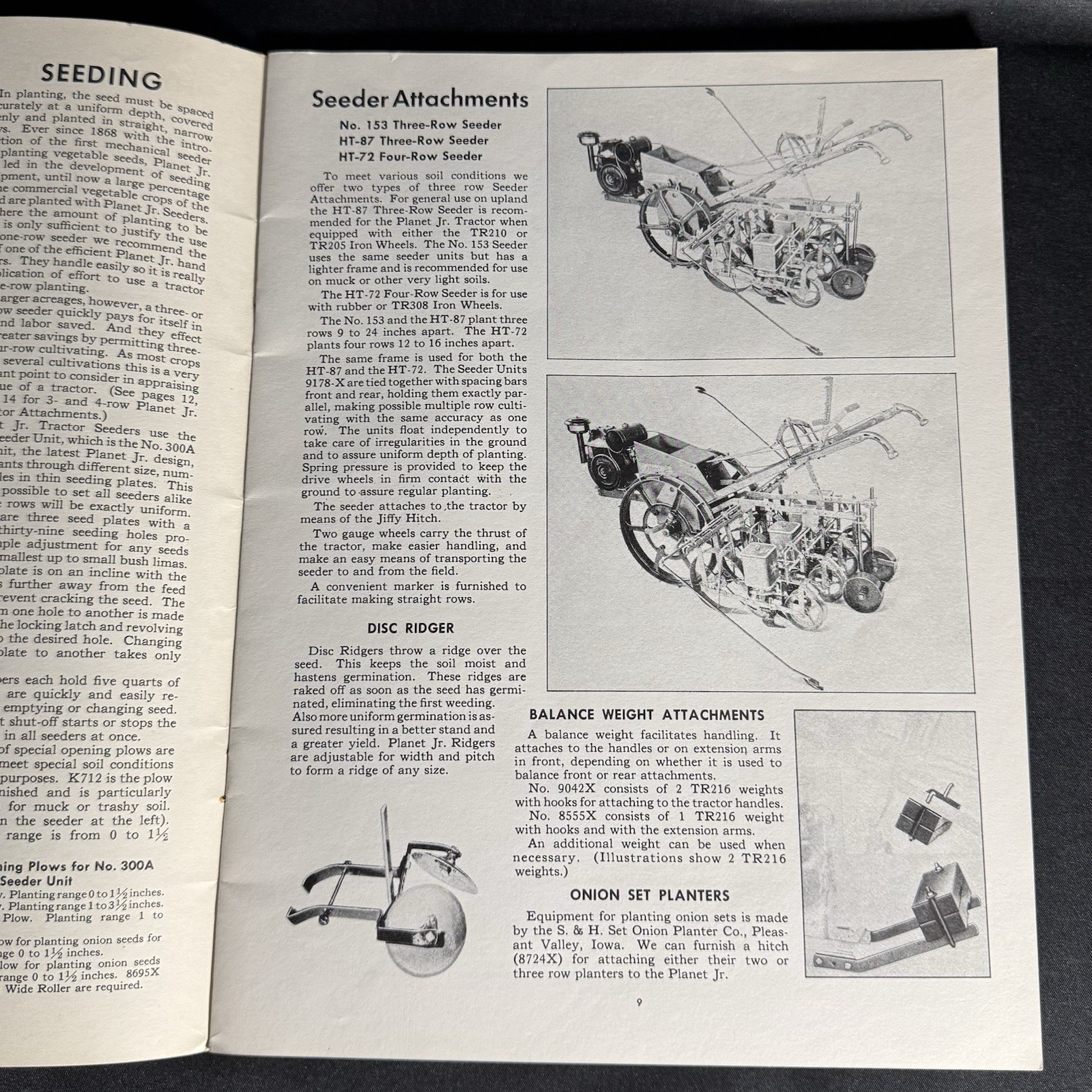1947 Planet Jr. Garden Tractors Catalog #16 S.L. Allen & Co. Inc 32 Pages