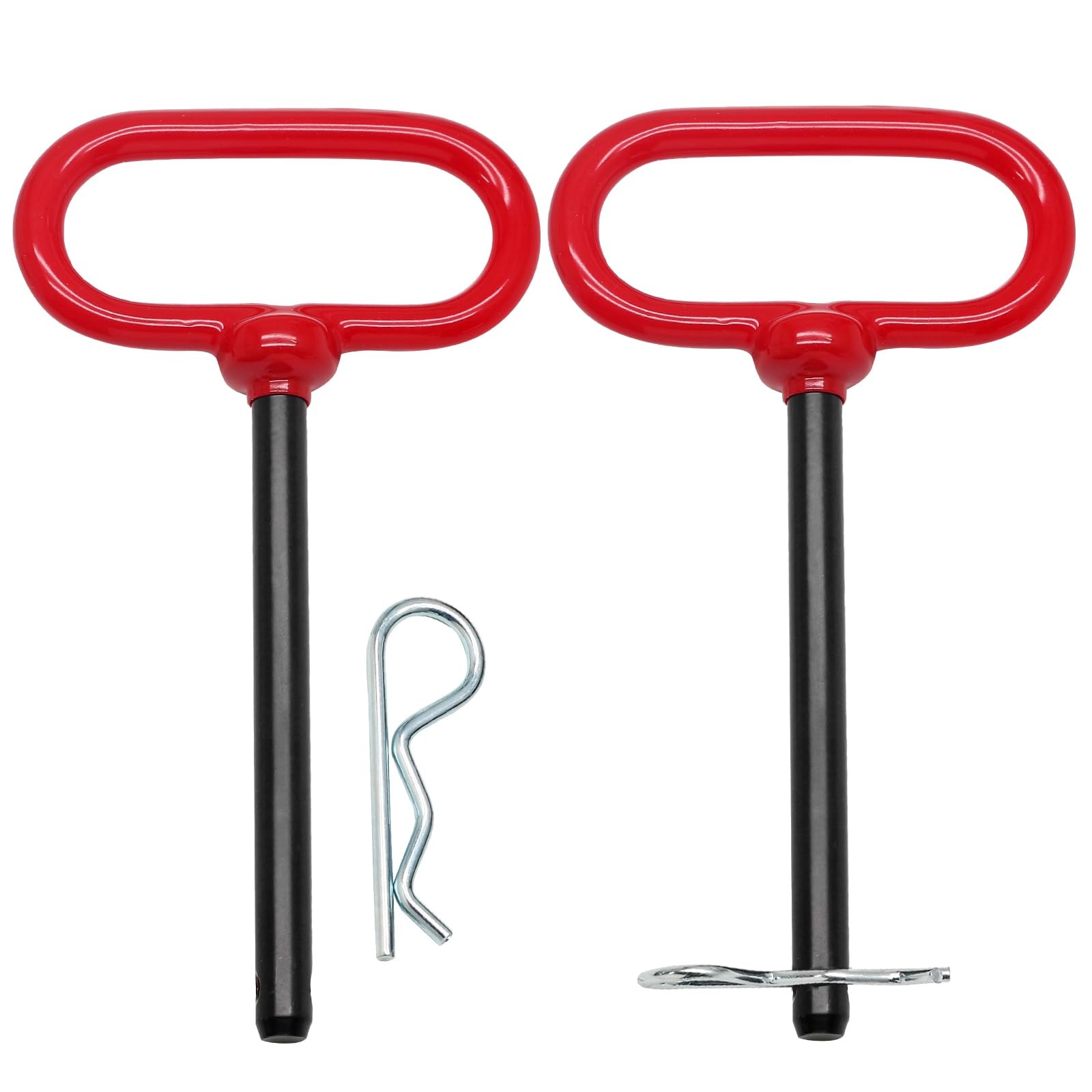 Qjaiune 2Pcs Lawn Mower Trailer Hitch Pin 3/8 x 4 Inch – x 4