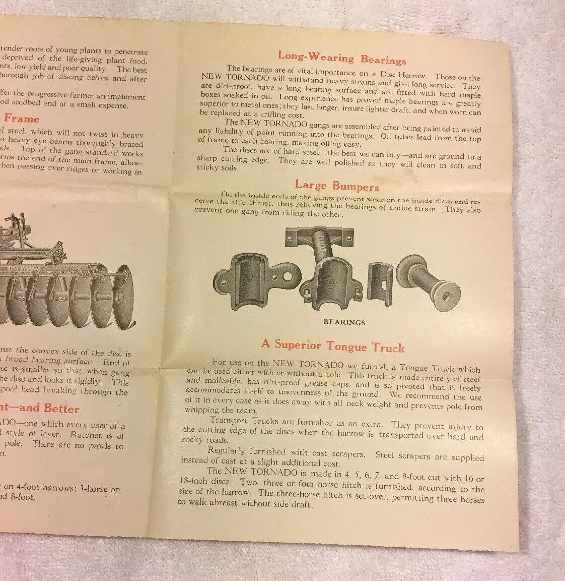 BF Avery Lexington Tractor Disk Harrow Dealer&rsquo;s Brochure & Queen Irwin Martin KY