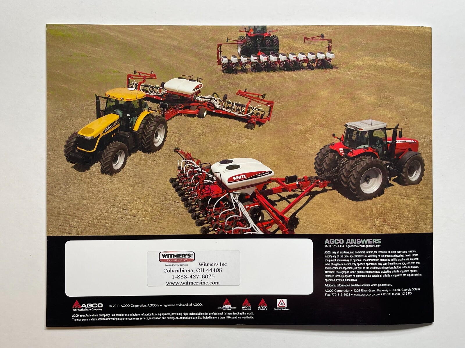 White – 8000 Series Planters Sales Brochure *2011* (Showroom Sales Booklet)