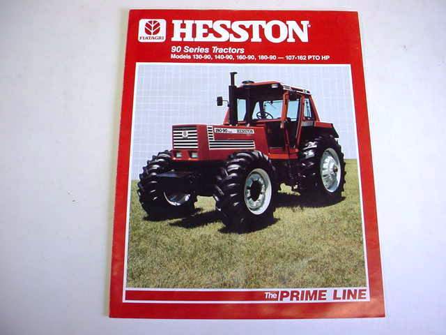 Hesston 90 Series Farm Tractor Sales Brochure From 1980s? 6 Page
