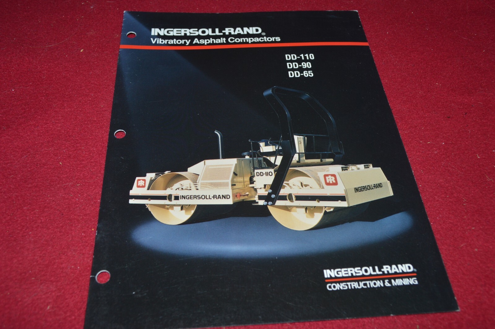 Ingersoll Rand DD-110 DD-90 DD-65 Vibratory Asphalt Roller Brochure DCPA14