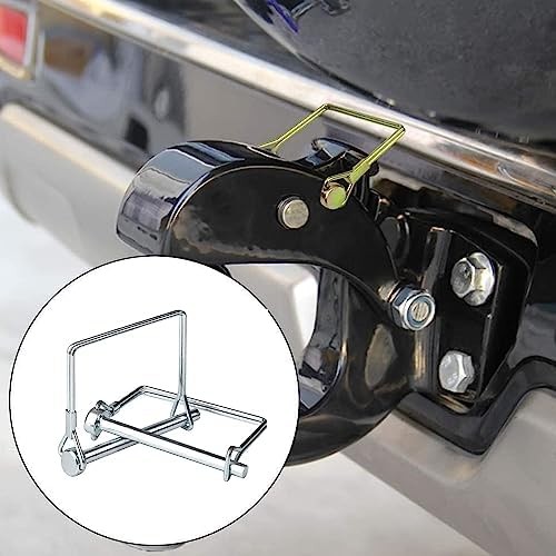 10 Pcs 5/16x4in Trailer Coupler Pin Heavy Duty Wire Lock Pin Secure Towing Hi…
