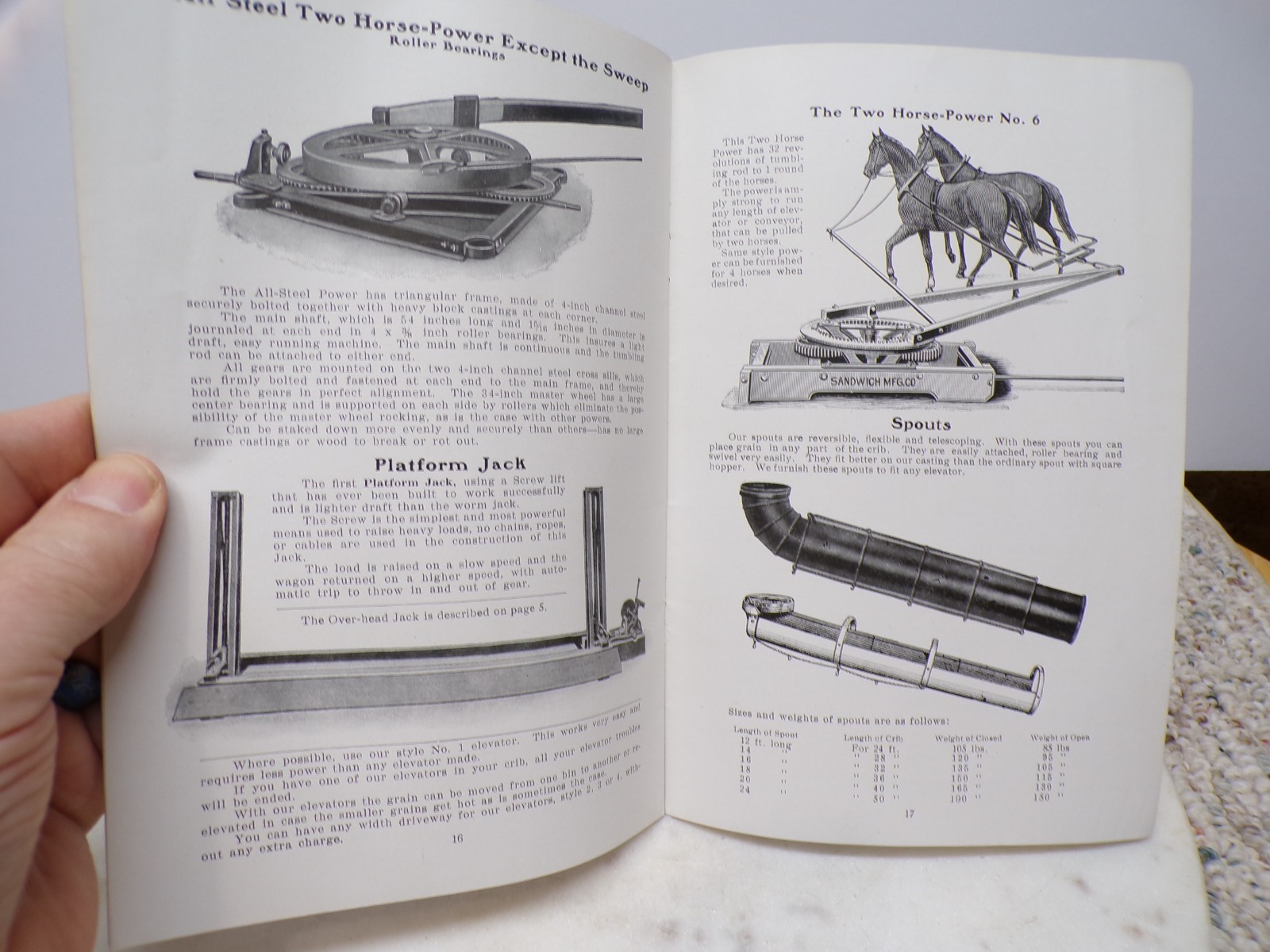 1912 Meyer&rsquo;s Upright stationary Elevators-Gas Engines Catalog-Prices Morton ILL