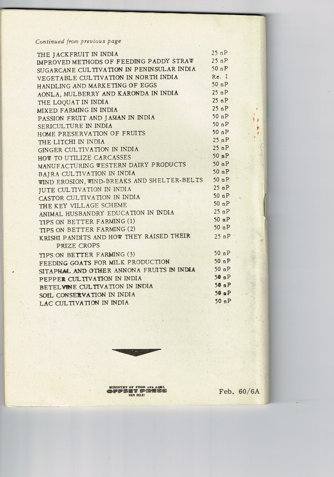 Vintage 1960s Farm Brochure India New Delhi Our Leafy Vegetables Bulletin 56