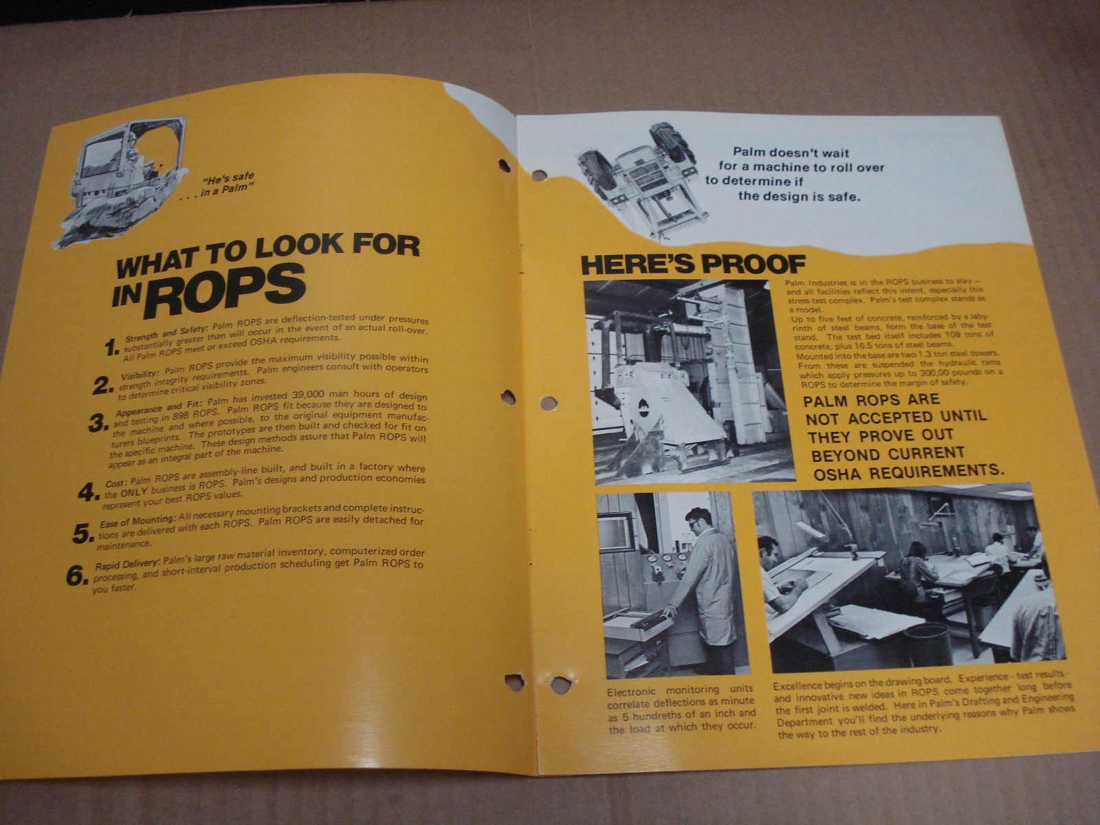 Palm Industries Roll-Over Protective Structures Brochure