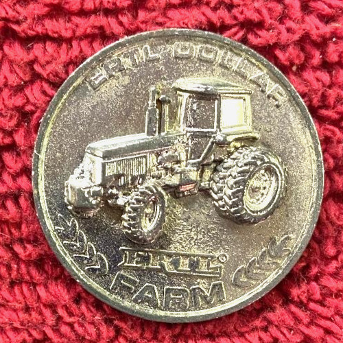 1990 Ertl Tractor Farm Dollar Token, Medal B25