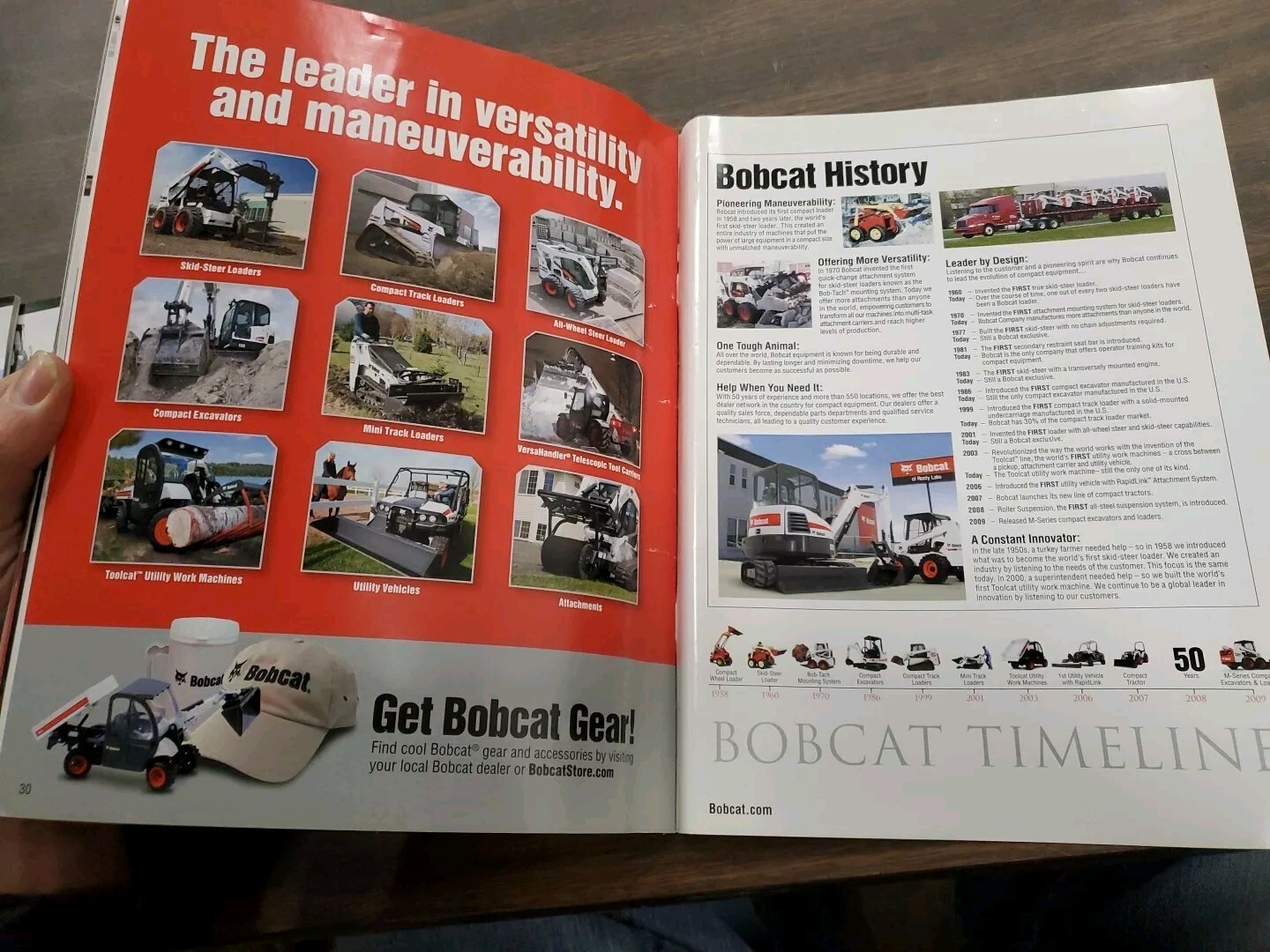 Factory Dealership Specs Brochures Bobcat Skid Steer Loader S70 S100 S130 & More