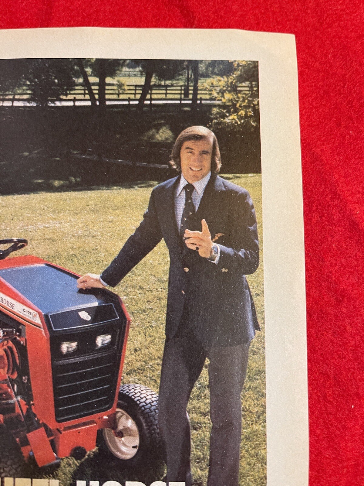 Vintage 1981 Wheel Horse Tractor Print Ad Lawn Garden Mowing Ad Only