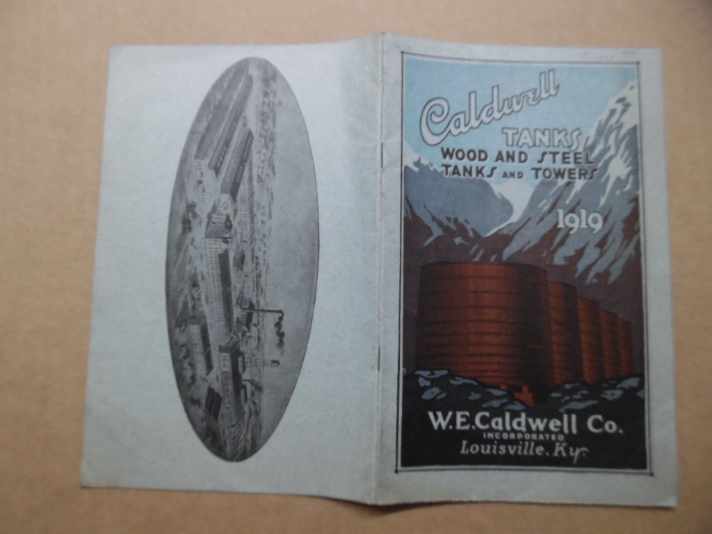 1919 W.D. Caldwell Co. Water Tank Tower Catalog Louisville Kentucky Antique VG