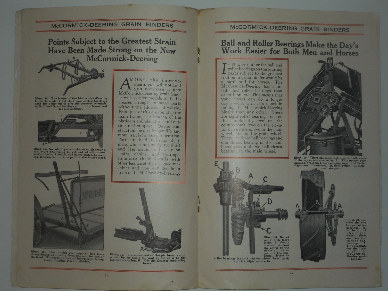 IH MCCORMIC DEERING REAPER CENTENNIAL 1831-1931 Grain Binders Sales Brochure