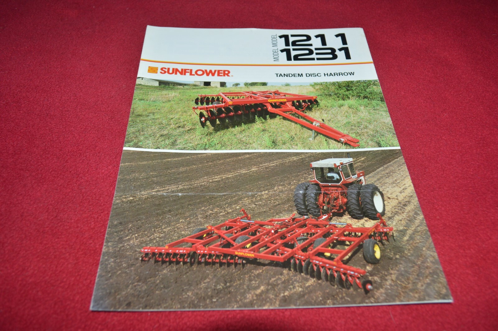 Sunflower 1211 1231 Disc Harrow Dealer&rsquo;s Brochure YABE18