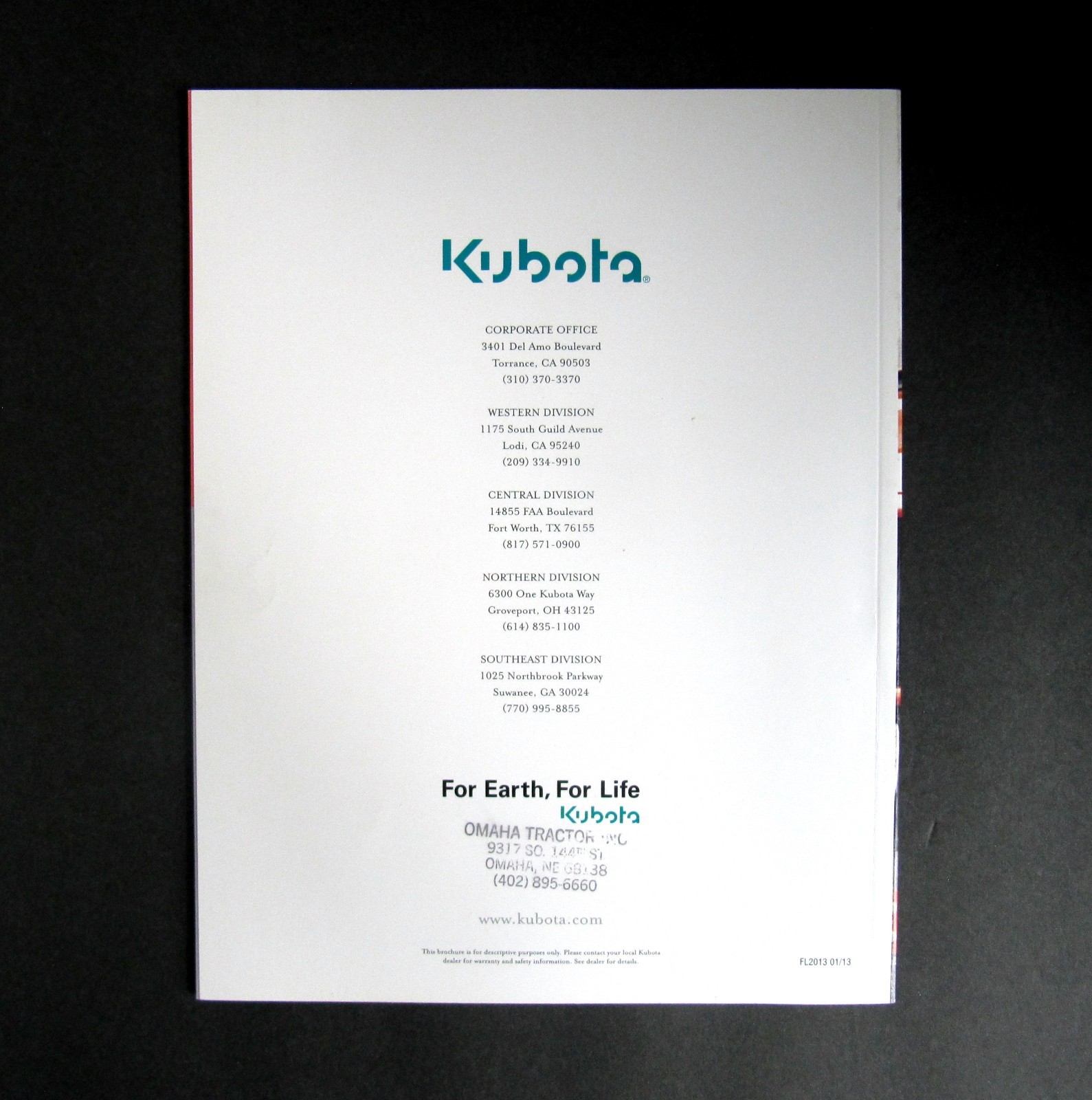 Kubota Tractor 2013 Full Line Sales Brochure 82 Page