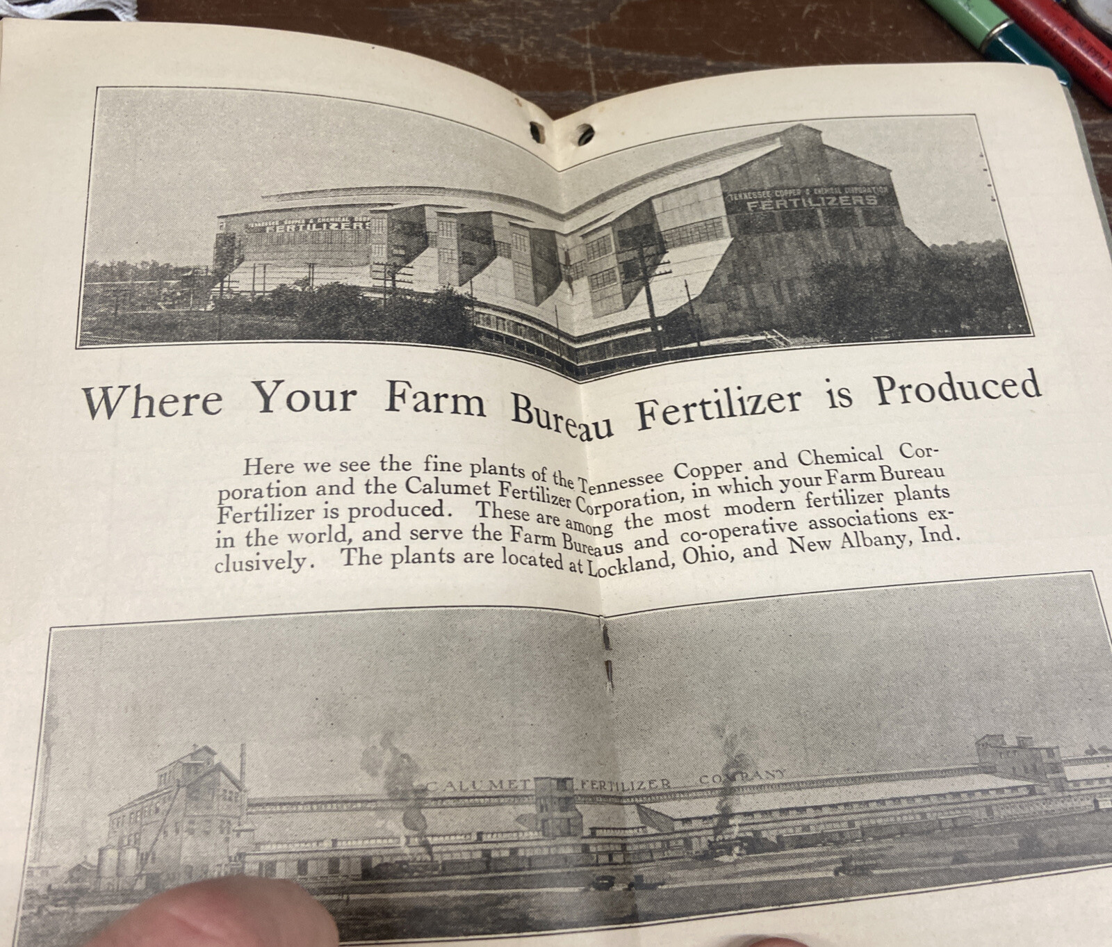 Vintage Farm Income Tax Record Book. Unused 1927. Lock land , Ohio.