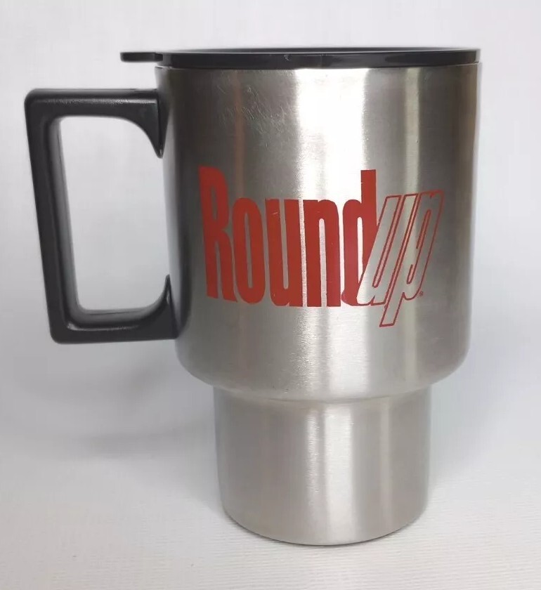 Round Up Weedkiller Stainless Steel Insulated Travel Coffee Mug