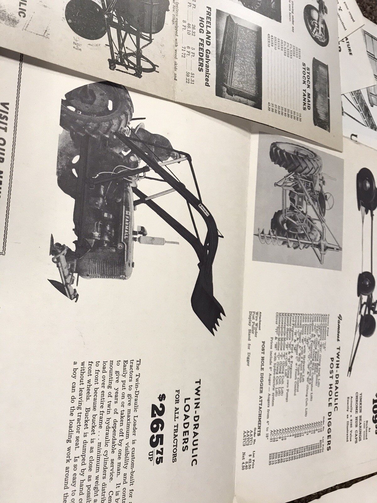 Vintage original Lehr equipment advertisement sales brochure package