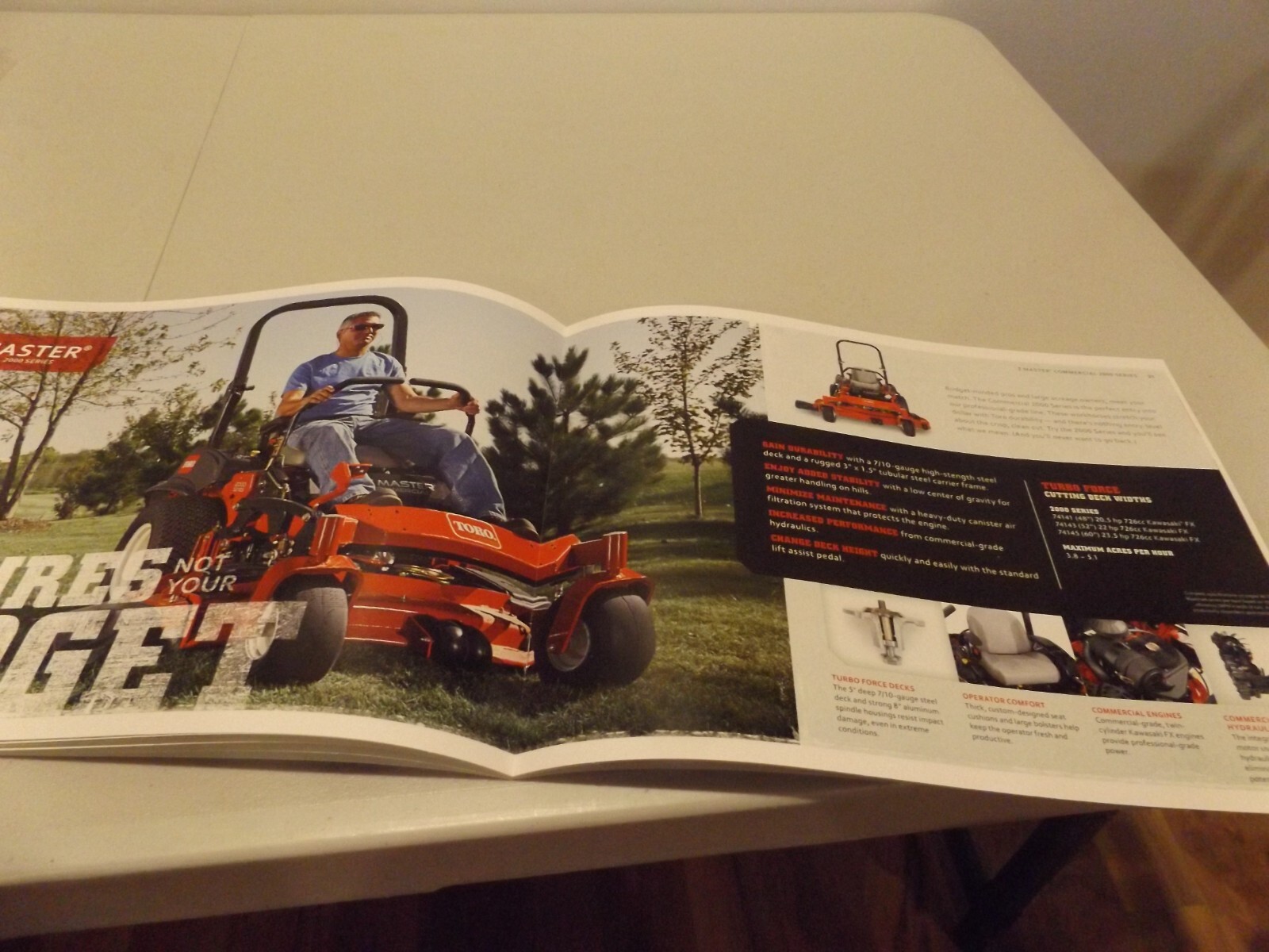 TORO COMMERCIAL LANDSCAPE EQUIPMENT, LIT # 490-8480 2013