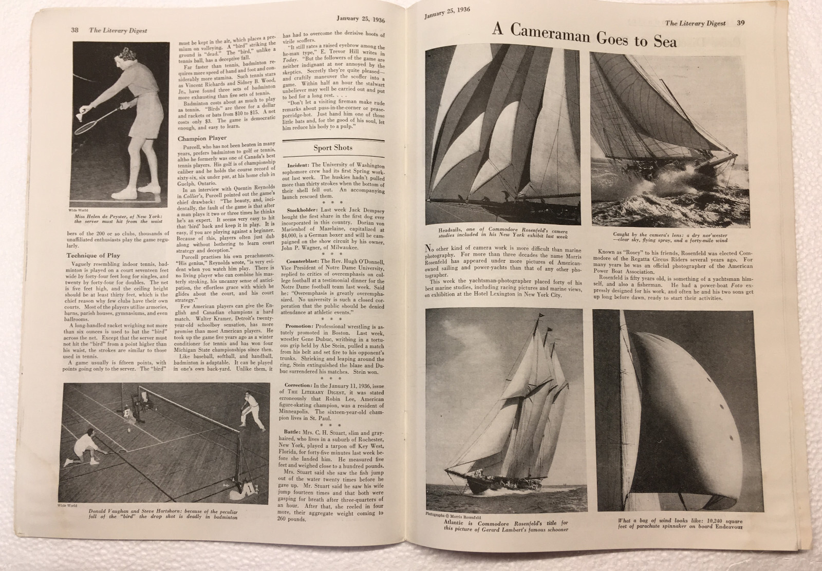 THE LITERARY DIGEST MAGAZINE — JANUARY 25, 1936
