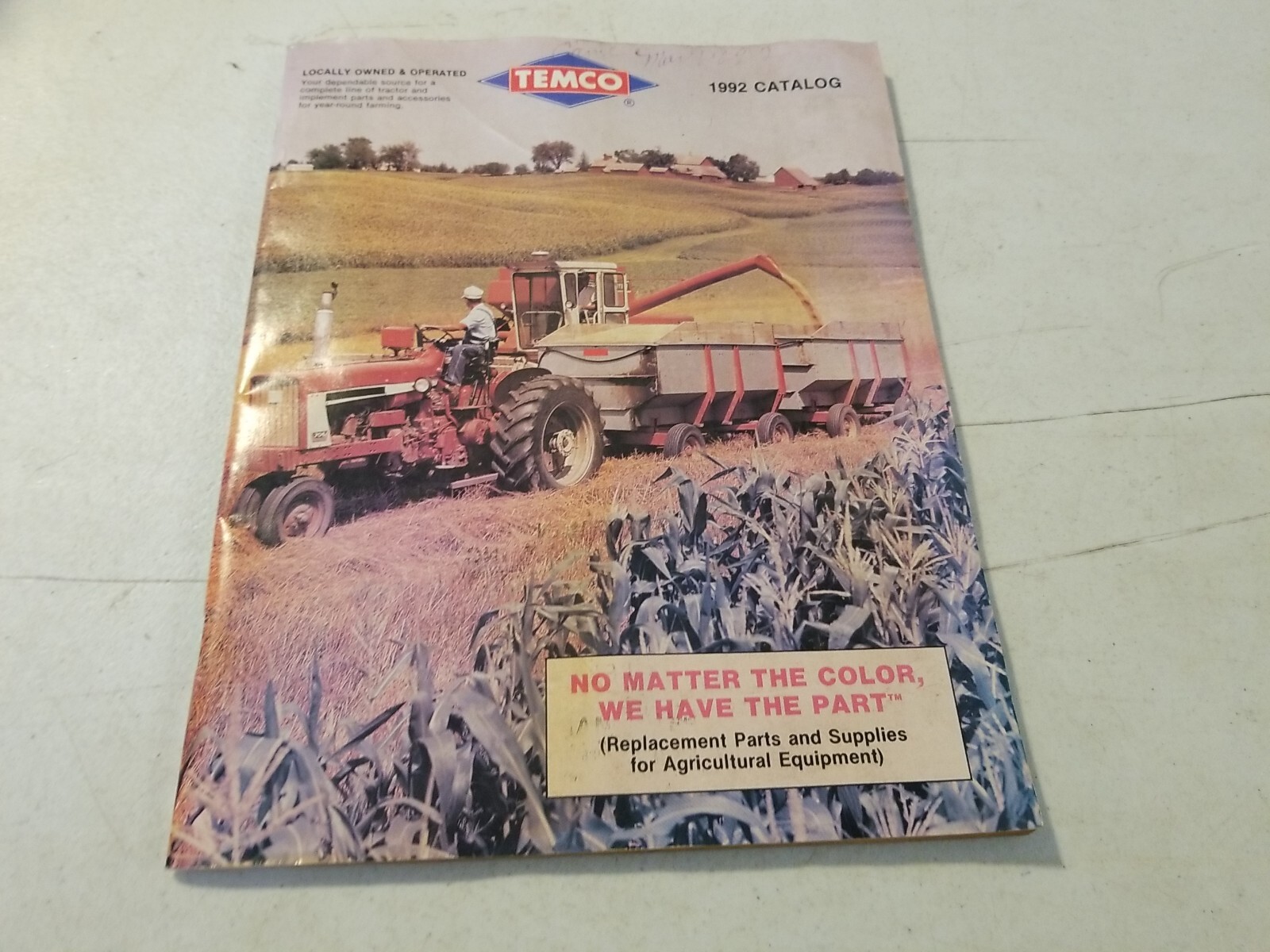 1992 Temco Tractor Parts Catalog Bloomsburg Pa