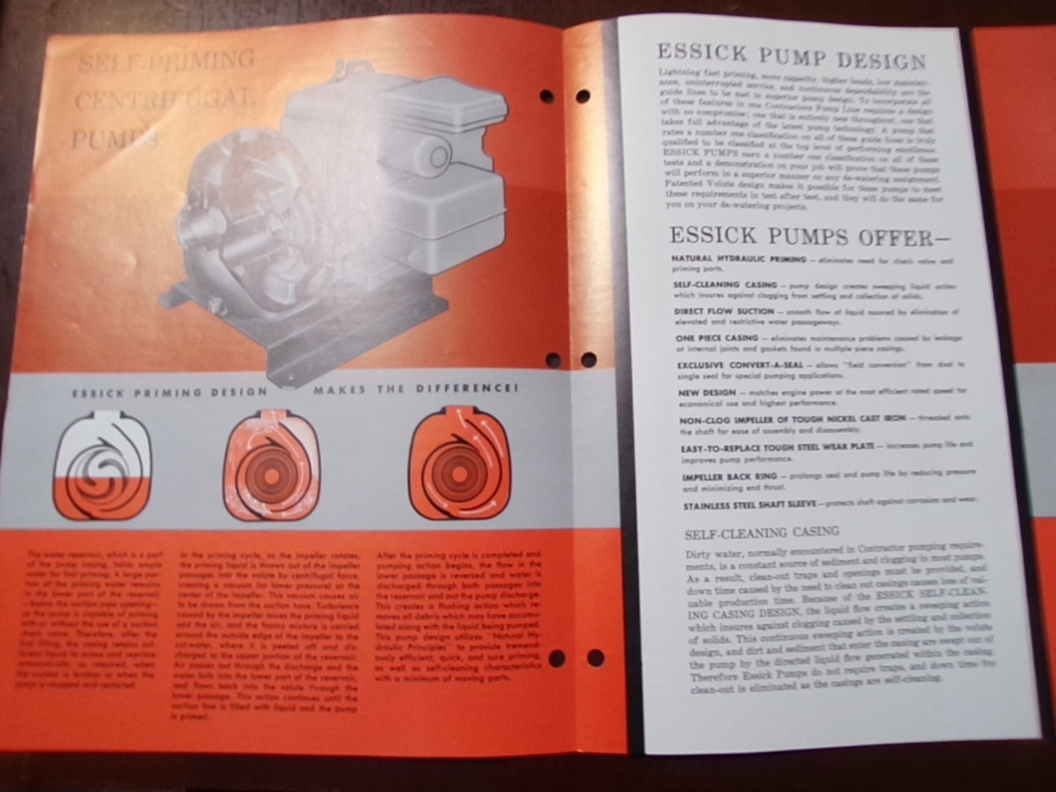 Essick Roller, Pumps Sales/Specifications Brochures 5 items, 1960-1965