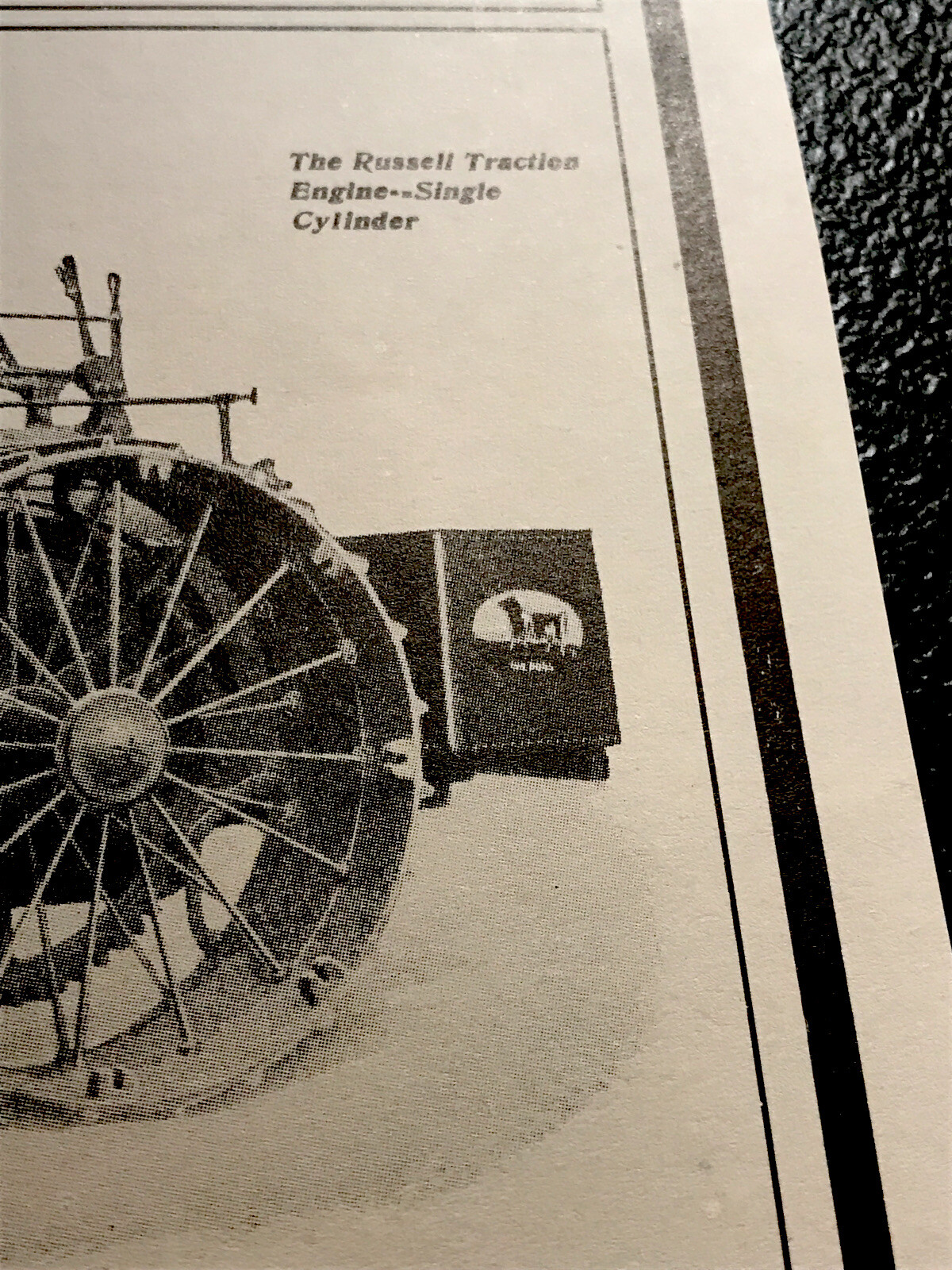 1906 Russell & Co Traction Engine Farm Implements Advertising – Massillon – Ohio
