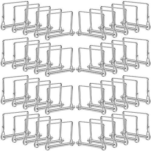 40 PCS Square Trailer Hitch Pin, Safety Carbon Steel Wire Shaft Locking Pin, …