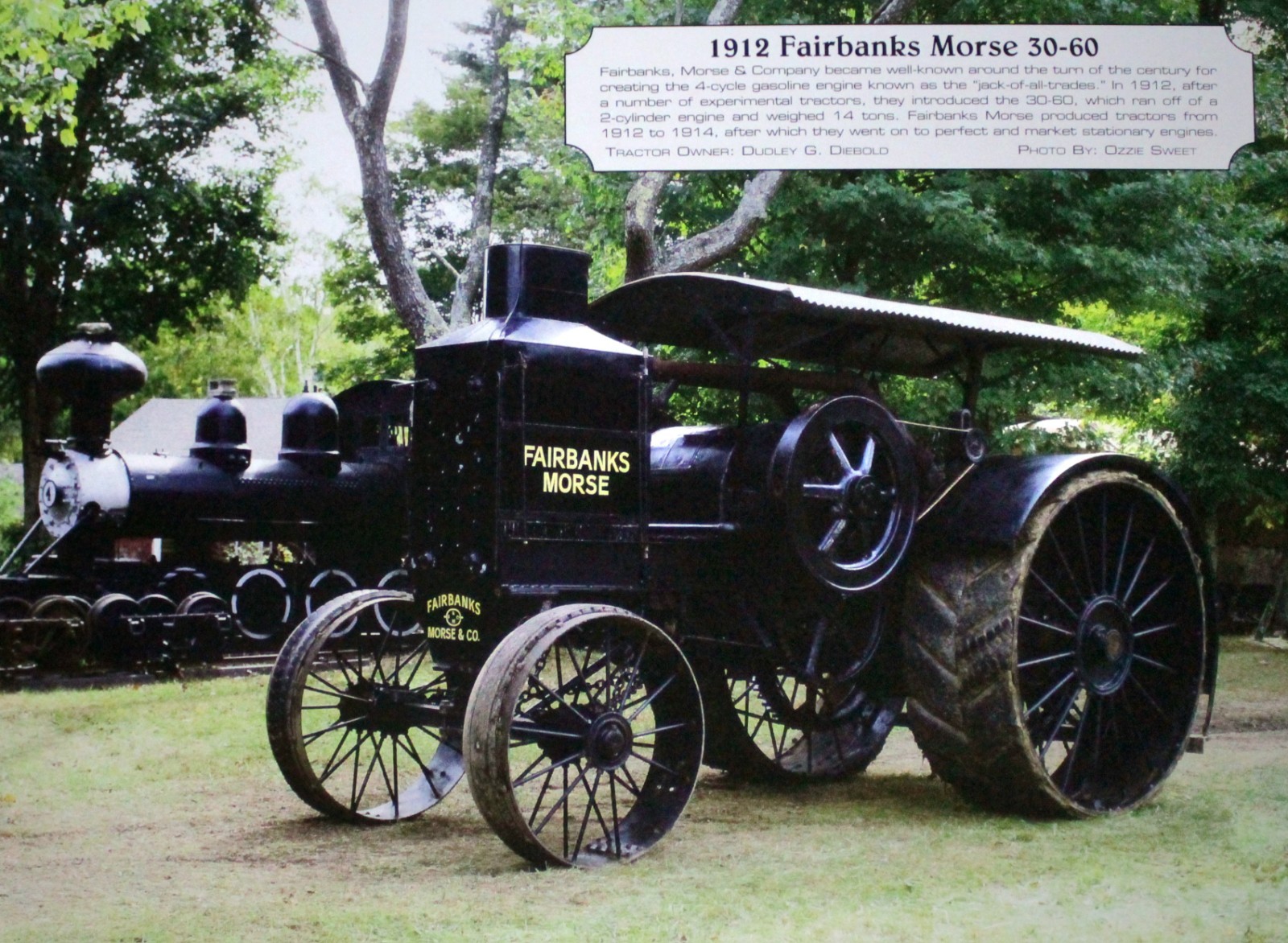 Fairbanks Morse Tractor Vintage Picture Wall Art Country Farm Decor