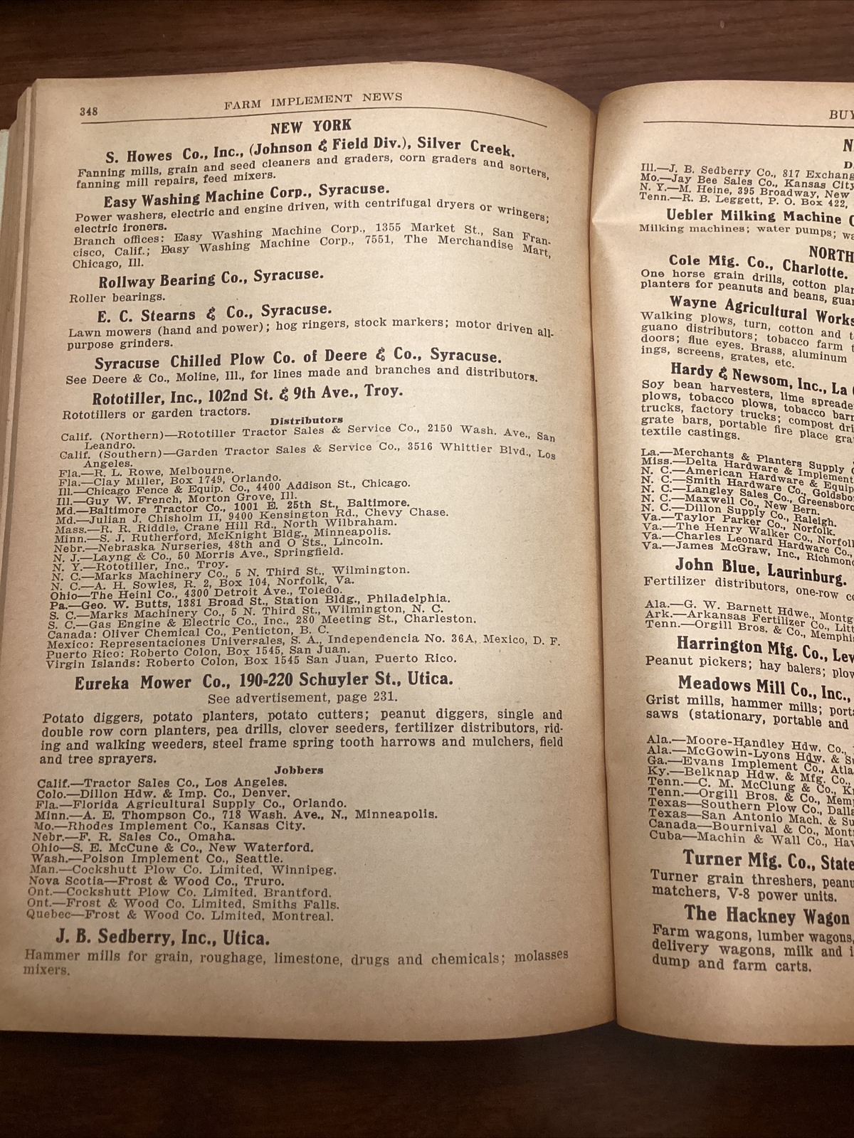 1940 Buyers Guide By Farm Implement News “Established 1882”