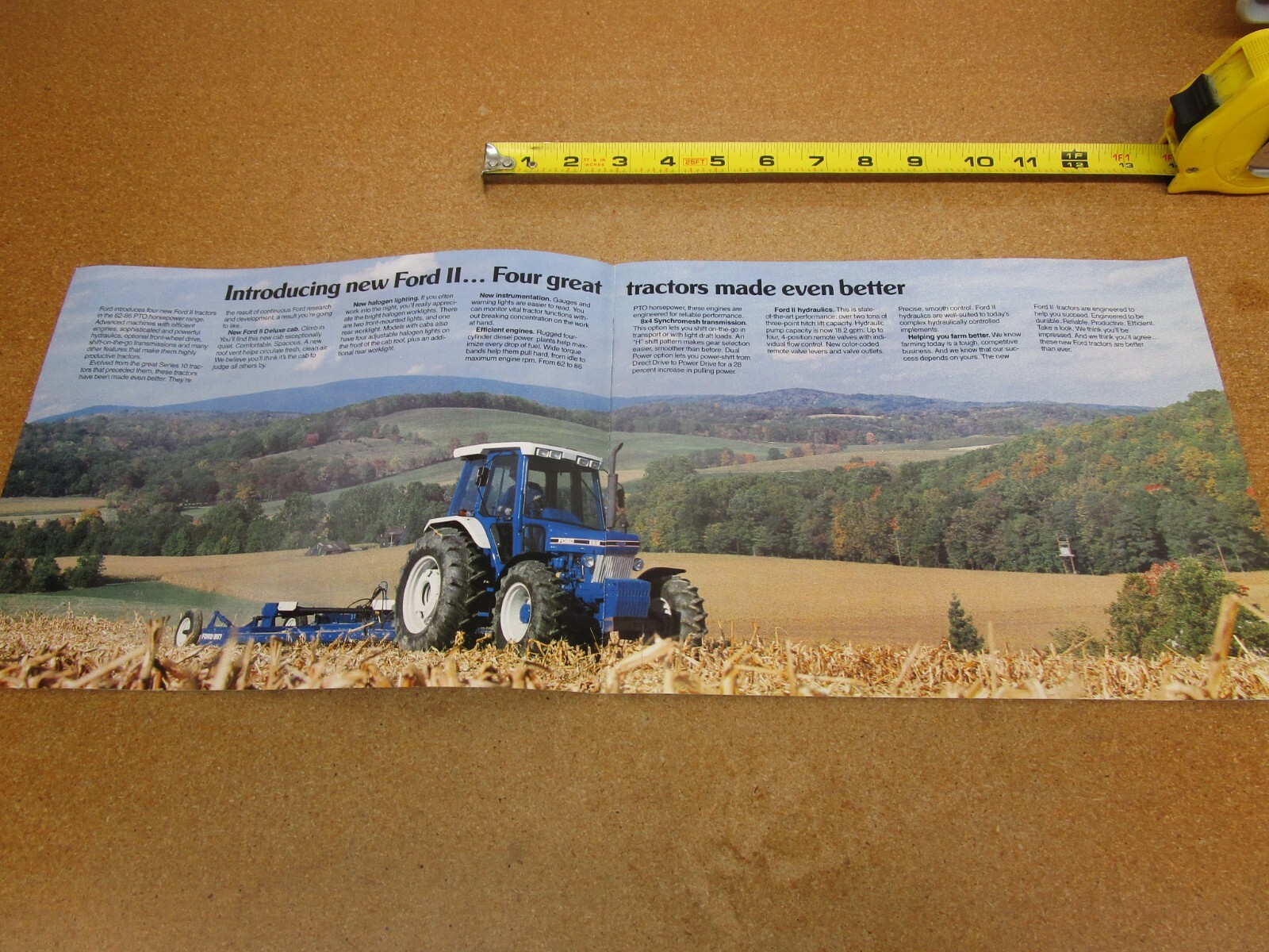 1986 ? Ford Tractor 7710 7610 6610 5610 catalog sales brochure 24pg ORIGINAL