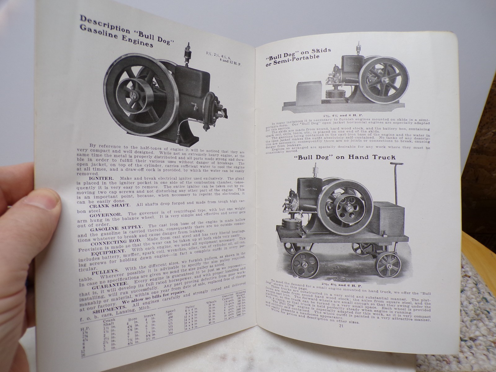 1912 Meyer&rsquo;s Upright stationary Elevators-Gas Engines Catalog-Prices Morton ILL