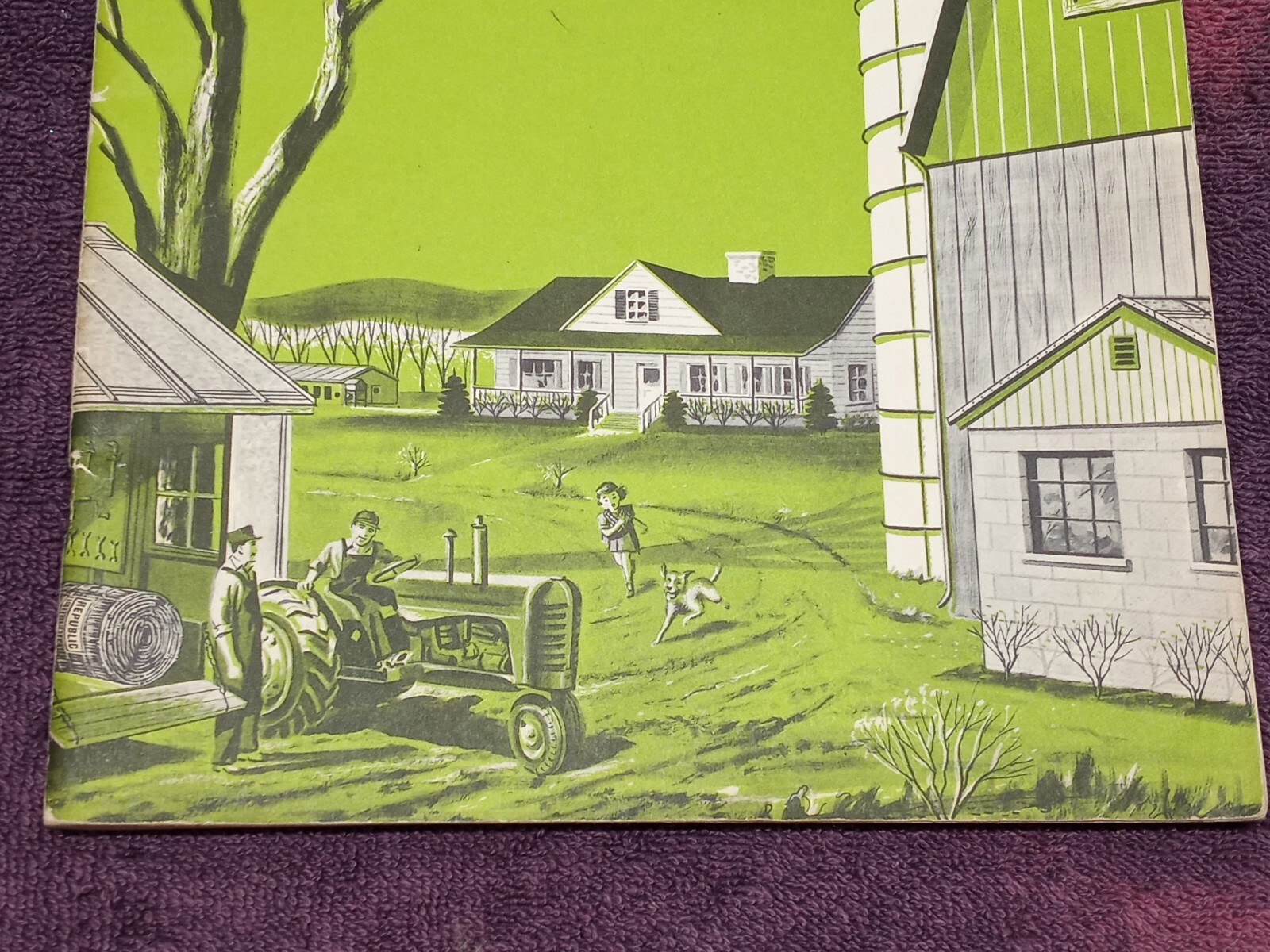 Vintage 1957 PRACTICAL FARM AND HOME HELPS REPUBLIC STEEL BOOK BROCHURE AD