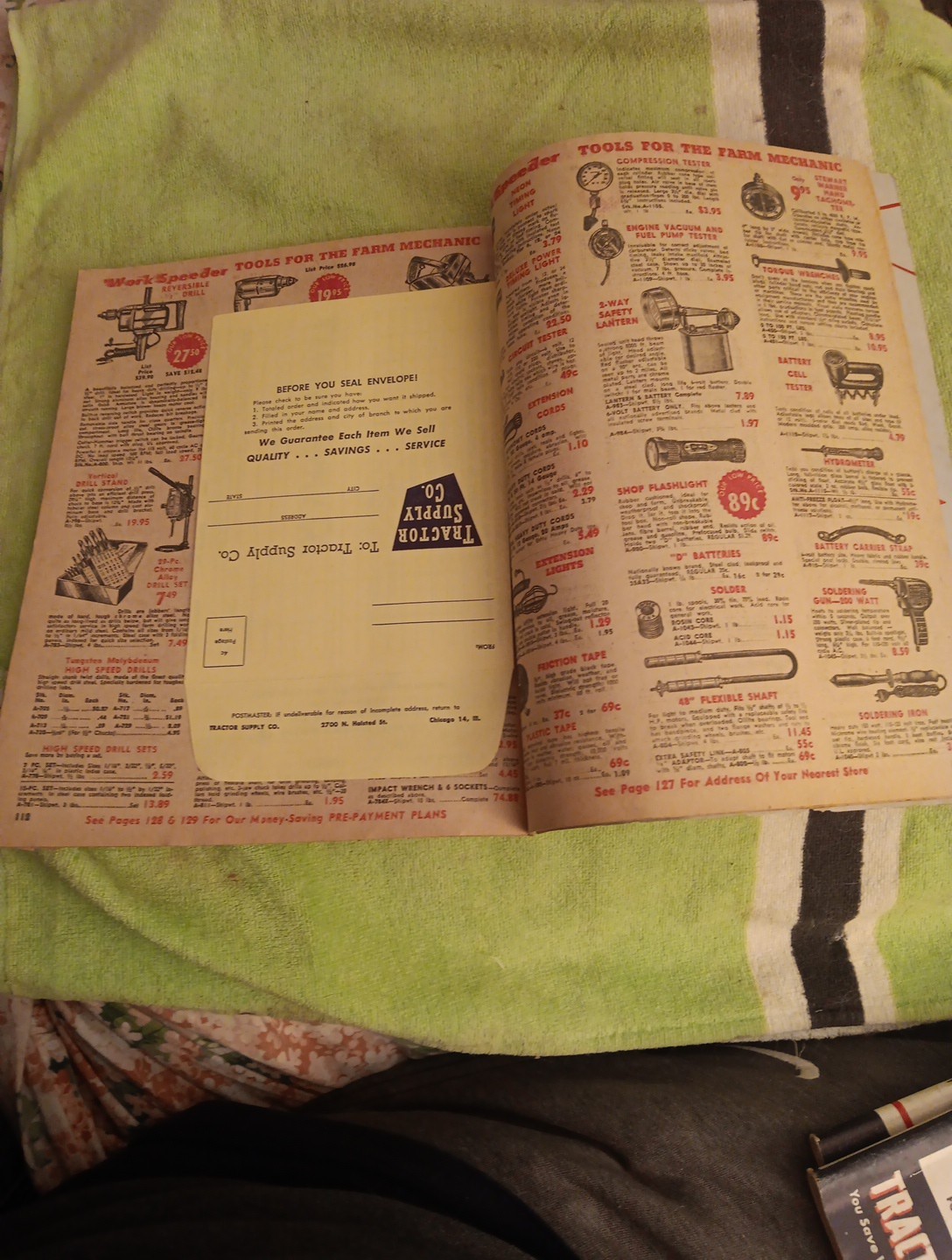 1961 Tractor SUPPLY COMPANY PART GUIDE Blue BOOK Agricultural Machinery Magazine