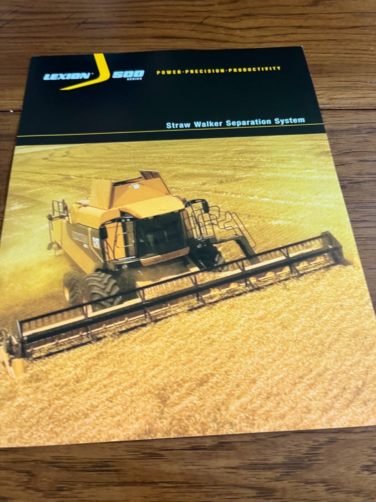 Caterpillar CAT 500 Series Lexion Combine Brochure FCCA