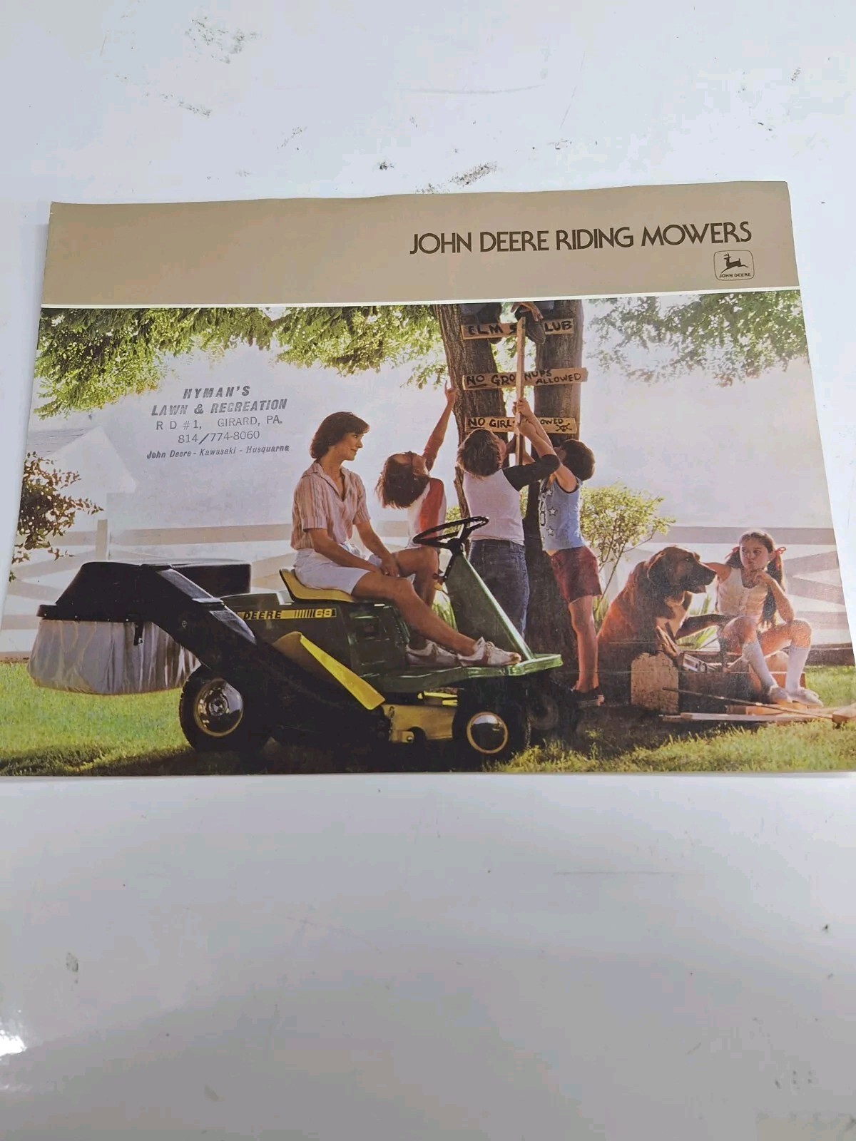 Vintage John Deere Riding Mowers for 1978 Brochure