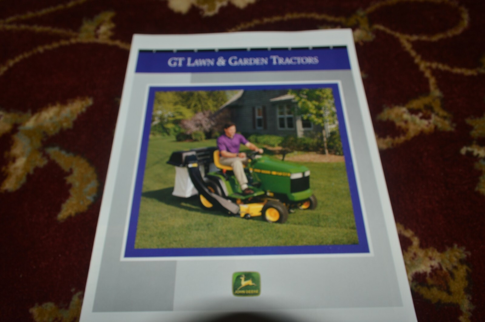 John Deere GT Series Lawn & Garden Tractor For 1992 Brochure FCCA