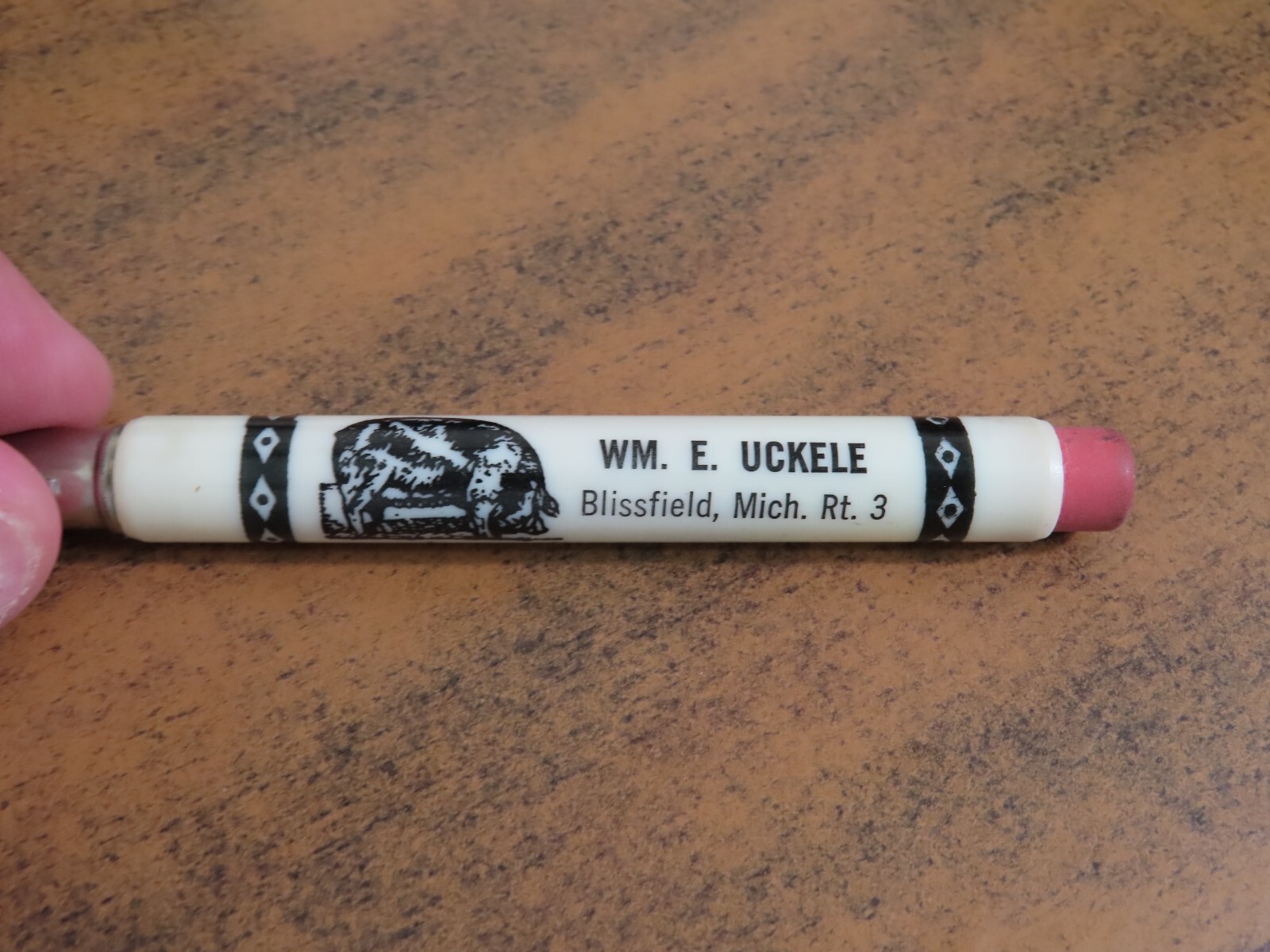 Wm E Uckele Spots The Breed For Today&rsquo;s Needs Blissfield Michigan Pencil Eraser