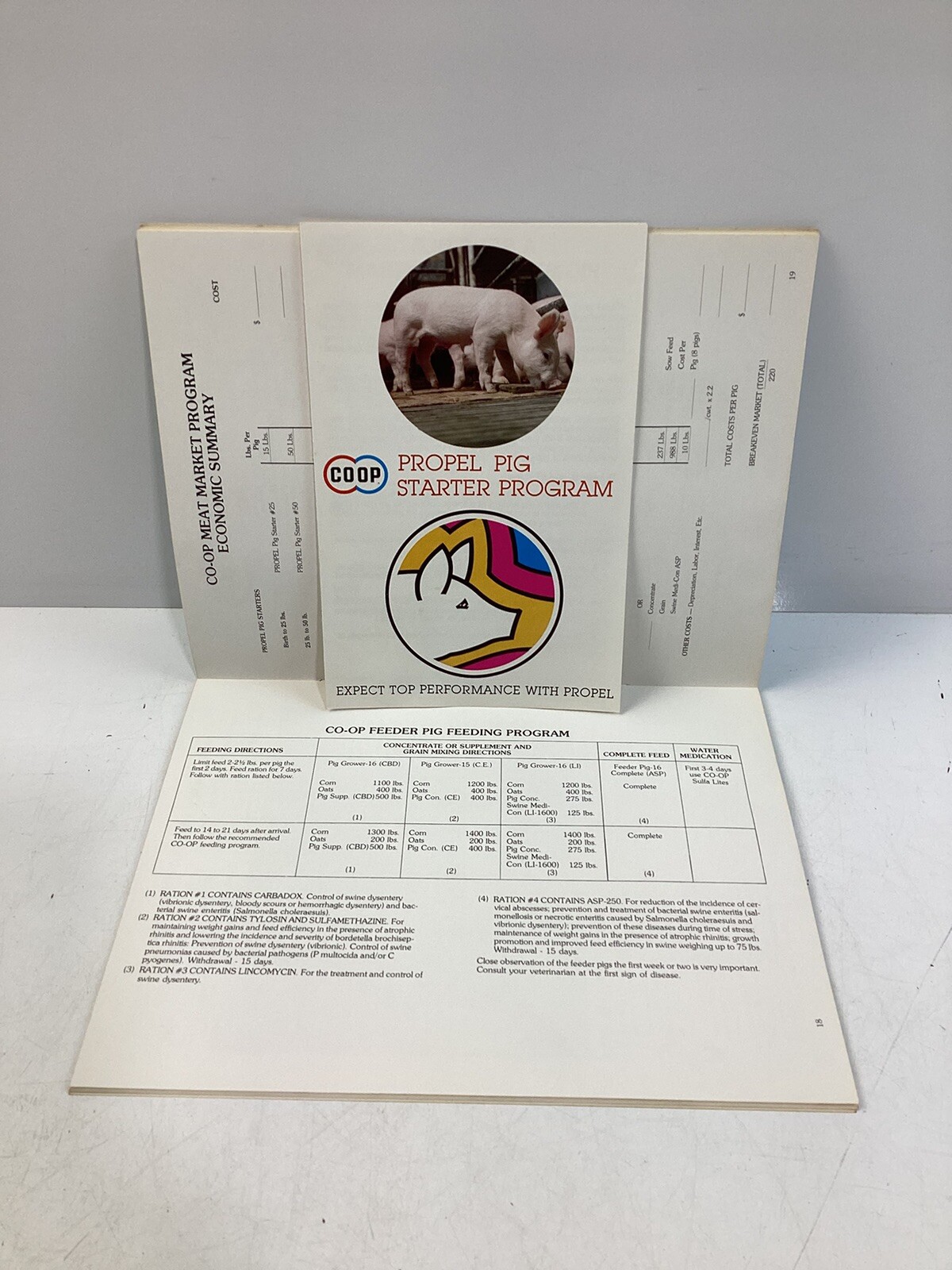 CO-OP Meat Market Program for Hog Production, Vintage Program Guide