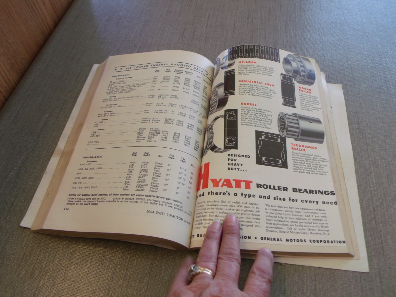 VINTAGE 1954 RED TRACTOR BOOK NEBRASKA TEST REPORTS BOOK