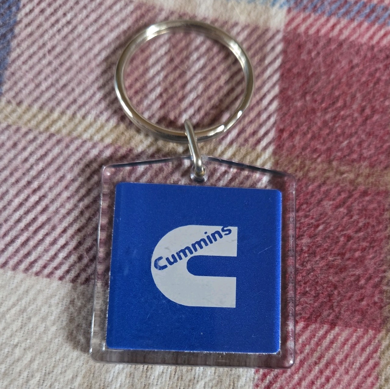 Cummins Plastic Keychain